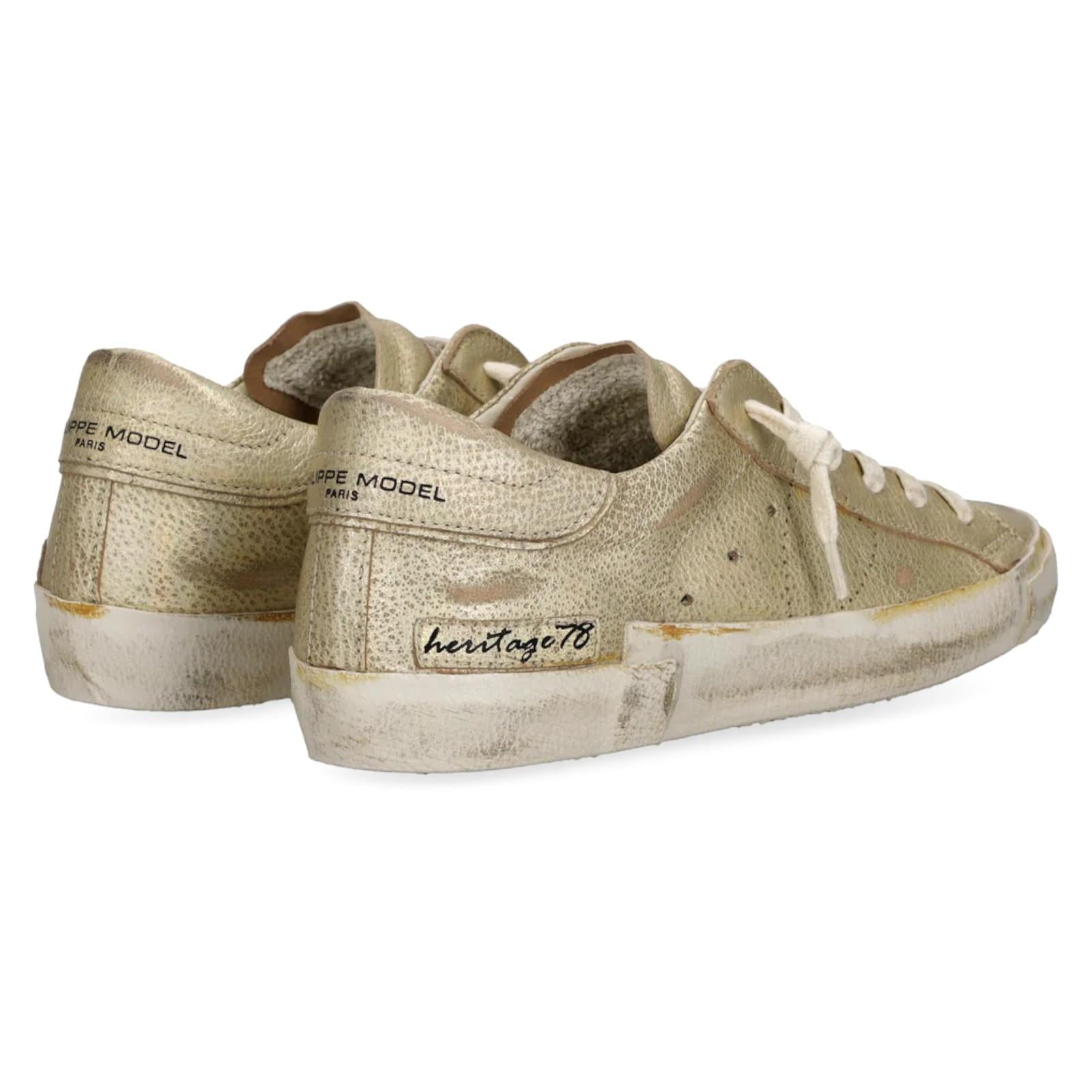 Sneakers PHILIPPE MODEL Donna PRLD-HM03 ORO 