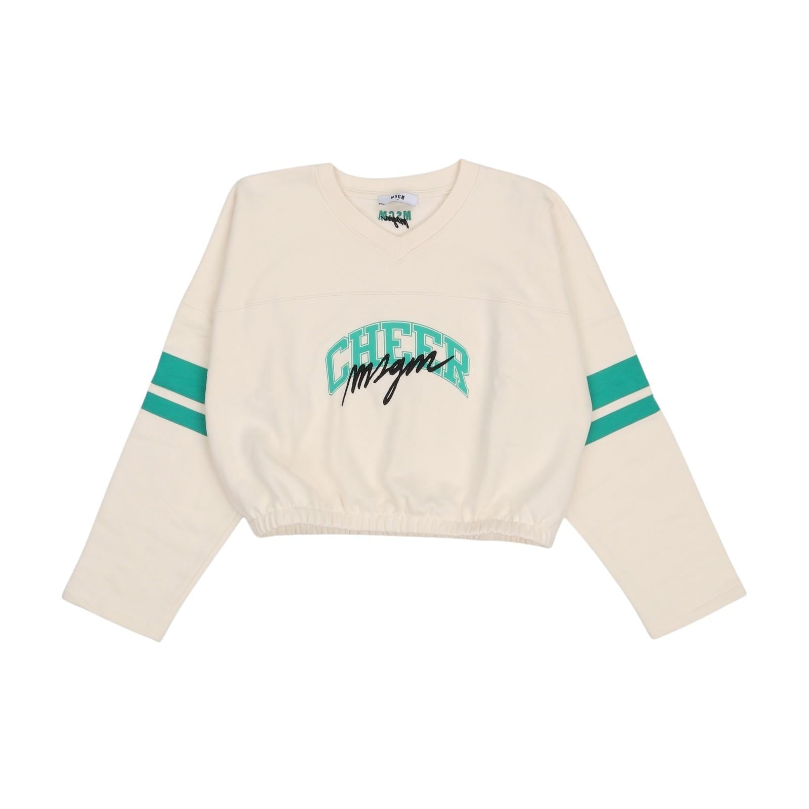 Felpa MSGM kids F4MSJGSW219 CRE MSGM 