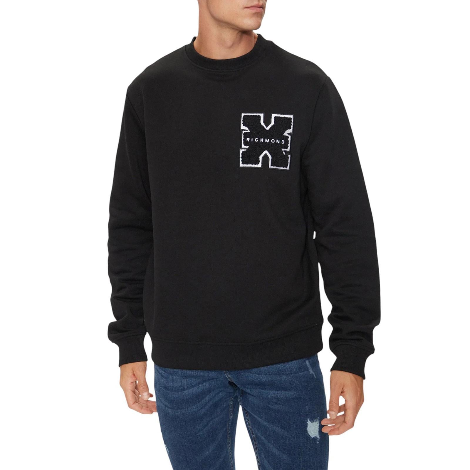 Felpa RICHMOND UMA24034FE-OF NER RICHMOND 