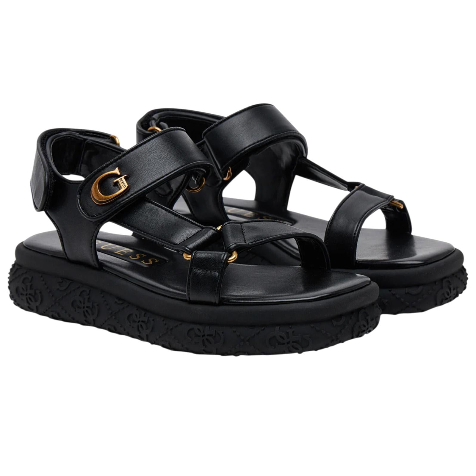 Sandals GUESS WOMAN FLJLANELE03 BLACK 