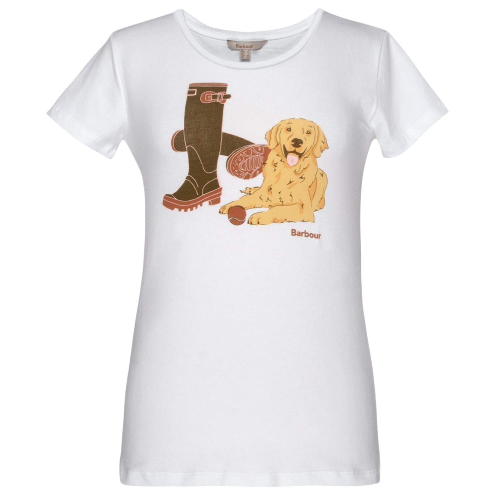 T-shirt BARBOUR LTS0668 WH11 BARBOUR 