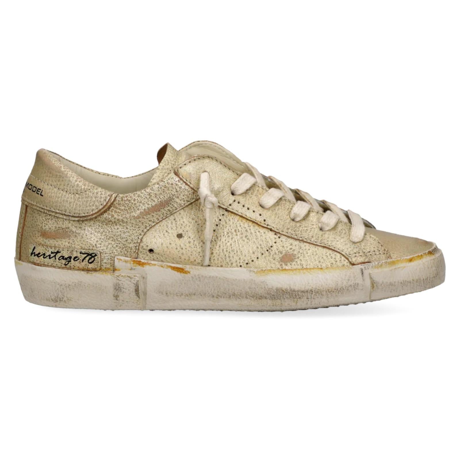 Sneakers PHILIPPE MODEL Donna PRLD-HM03 ORO 