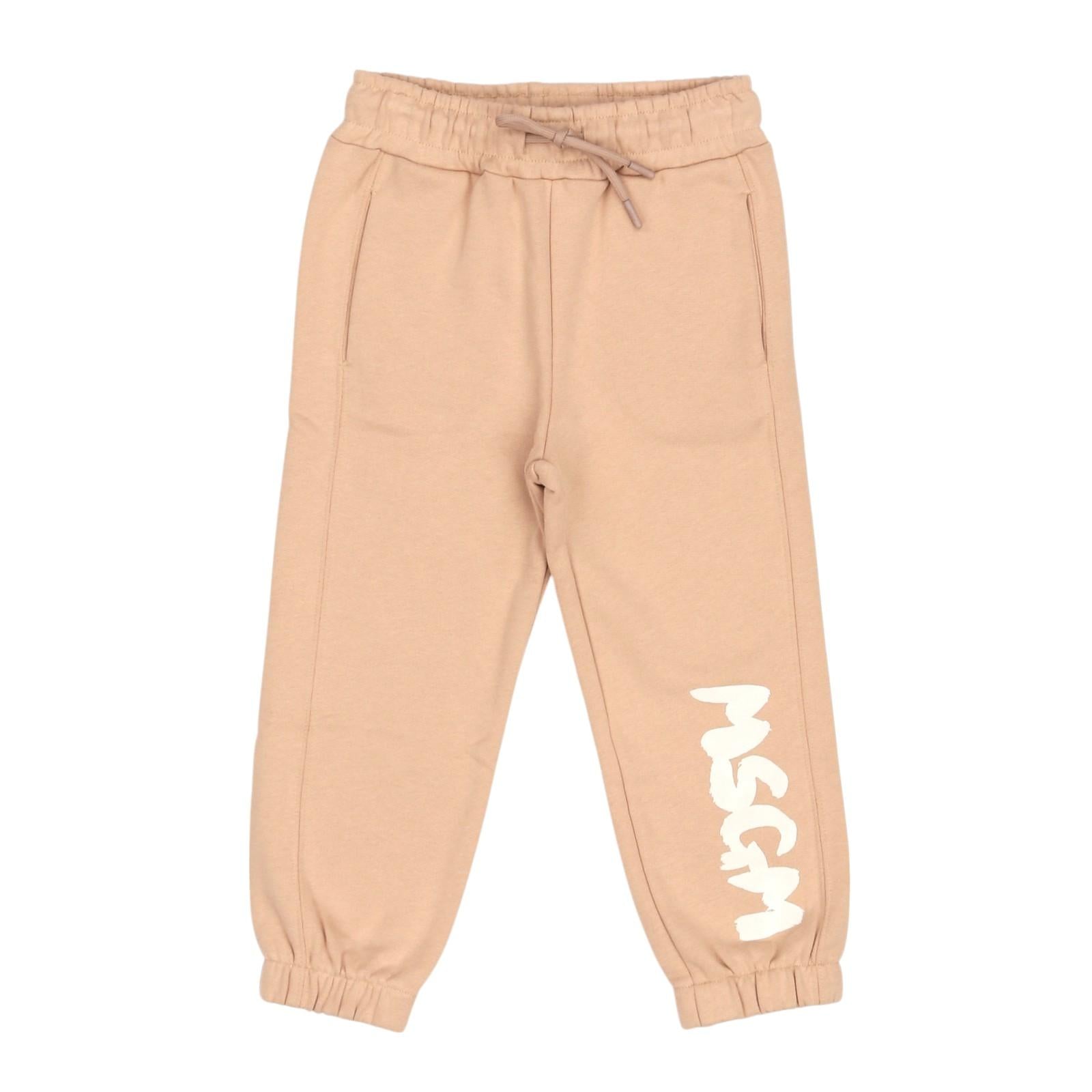 Pantalone MSGM kids F4MSJUFP063 BEI MSGM 