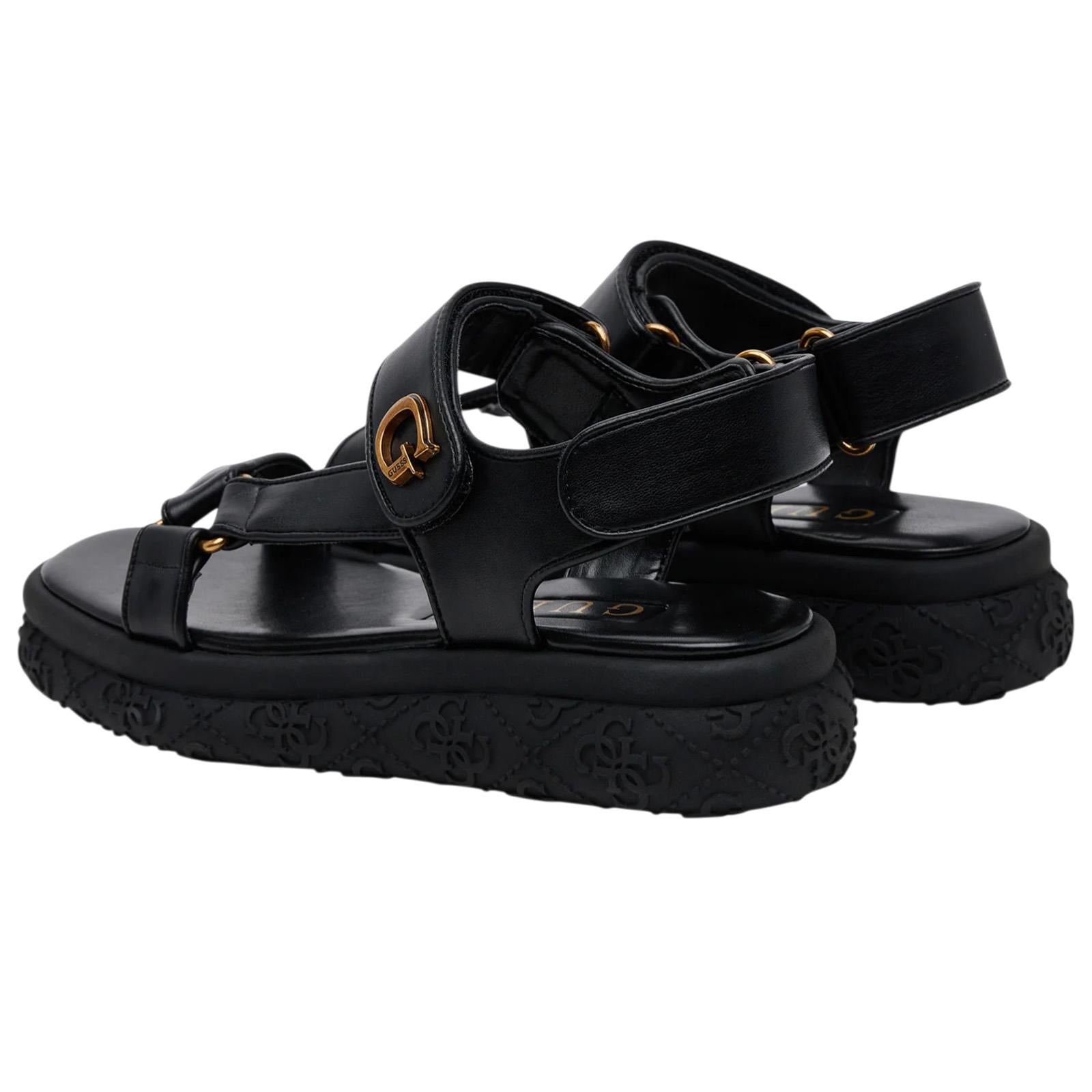 Sandals GUESS WOMAN FLJLANELE03 BLACK 
