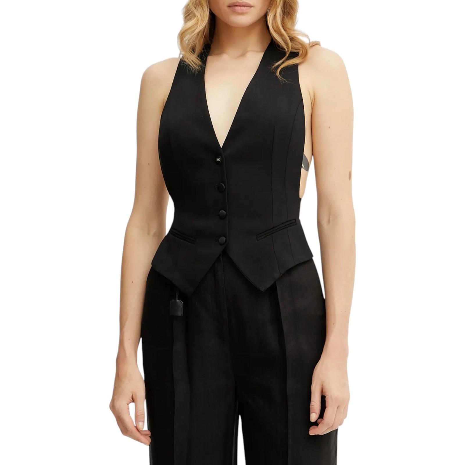 Gilet ELISABETTA FRANCHI GL-004-52E2 110 ELISABETTA FRANCHI 