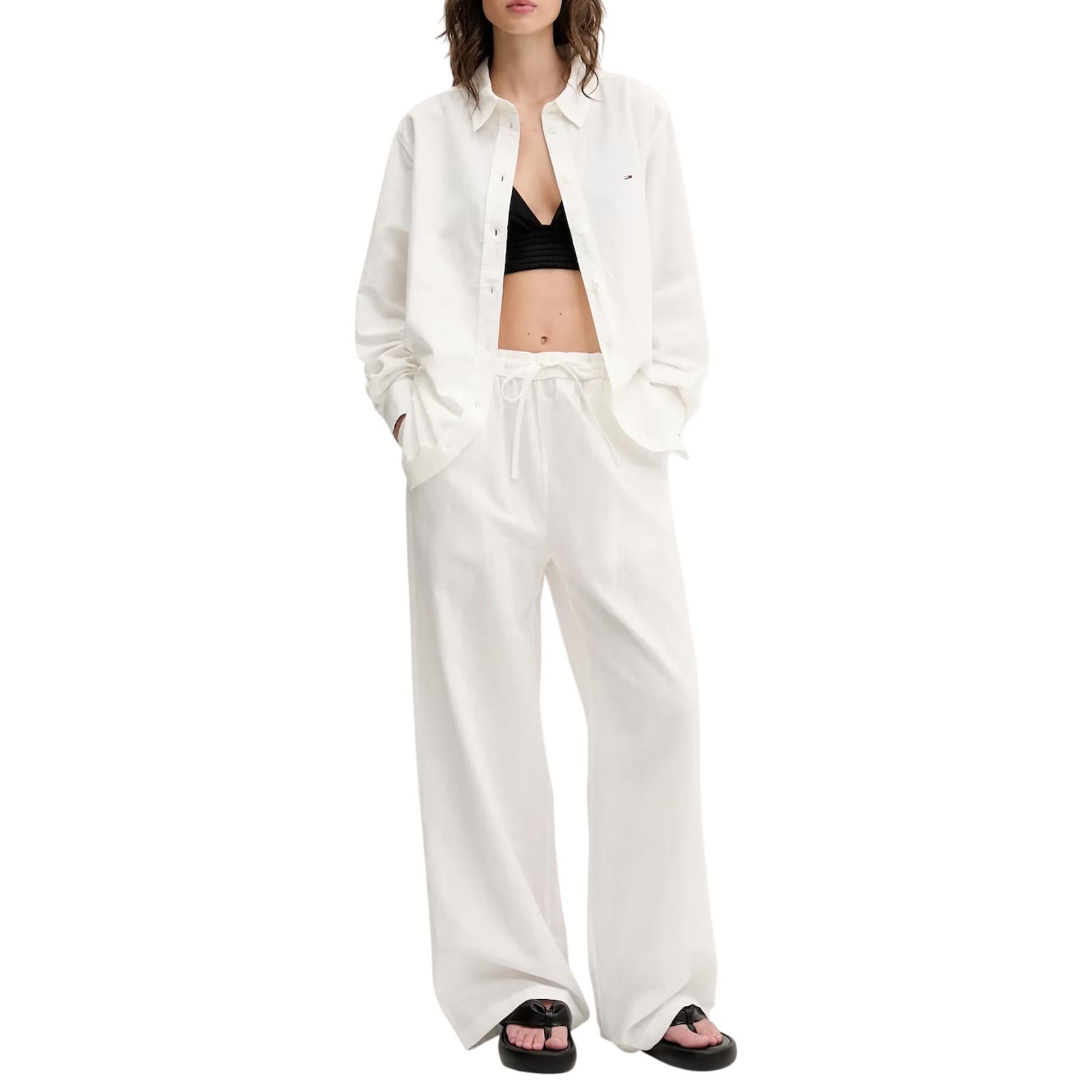 Pantalone TOMMY HILFIGER Donna DW0DW20352 YBL 
