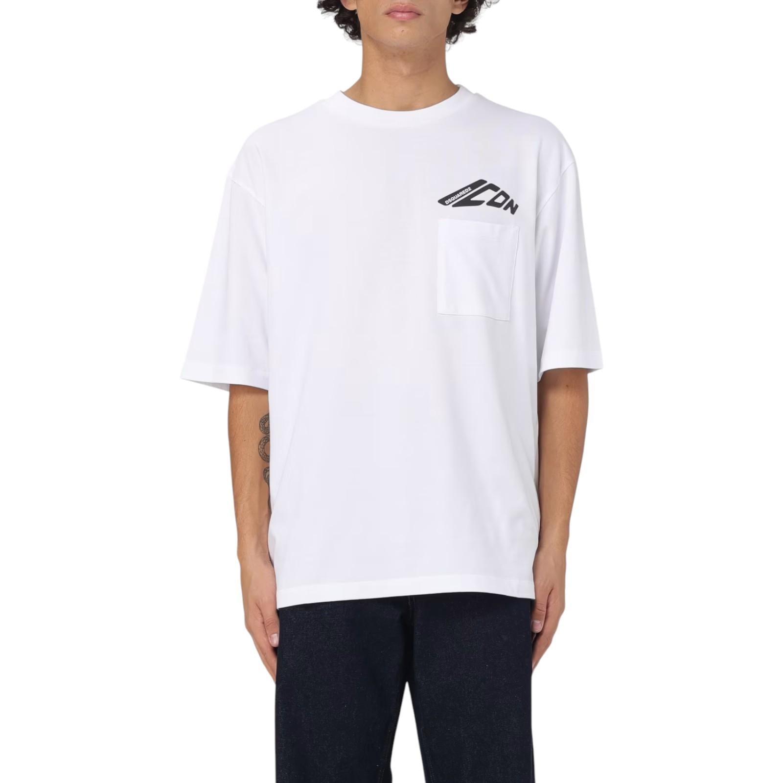 T-shirt DSQUARED2 Uomo S79GC0097-D20033 100 