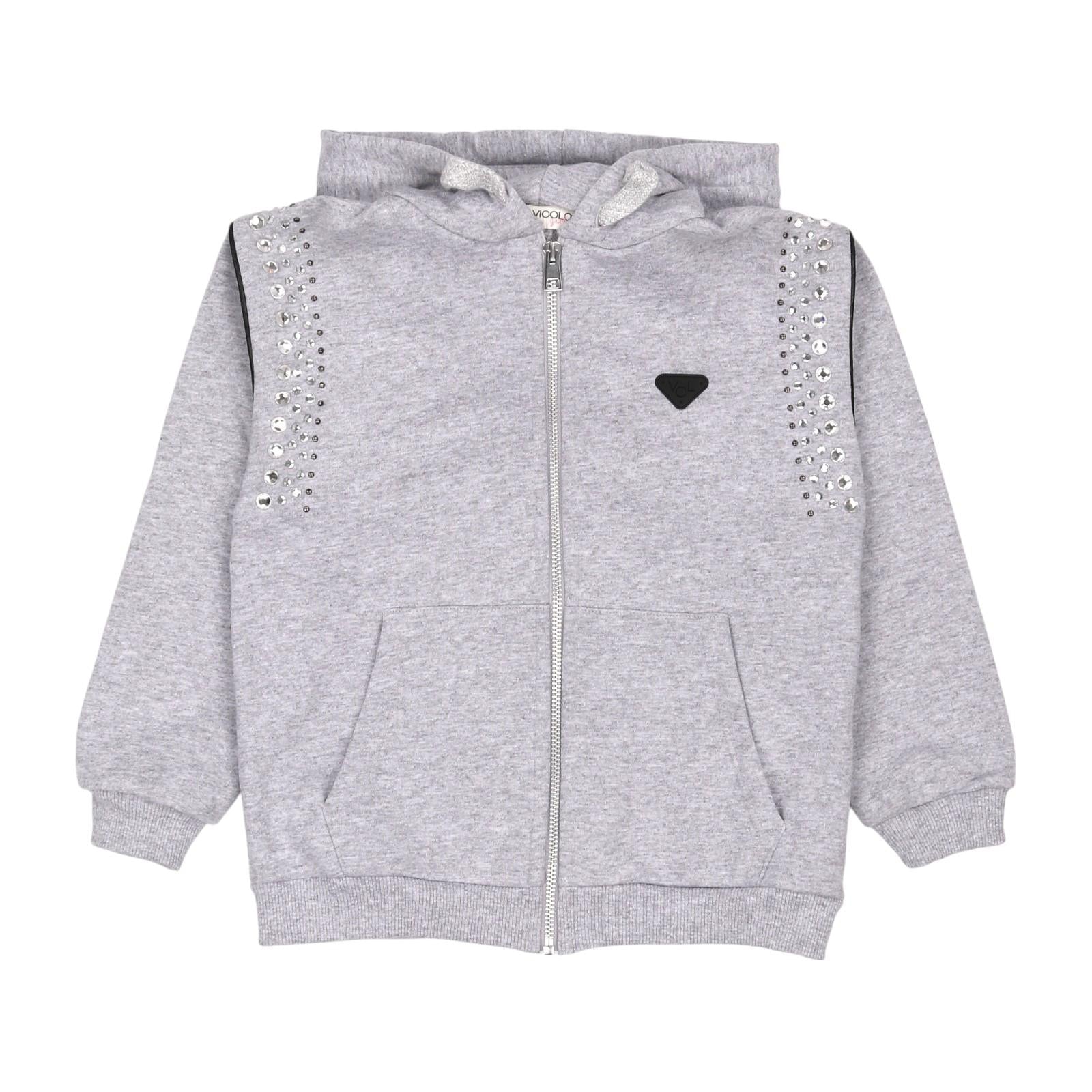 Felpa VICOLO kids 3141FX00014 GRI VICOLO 