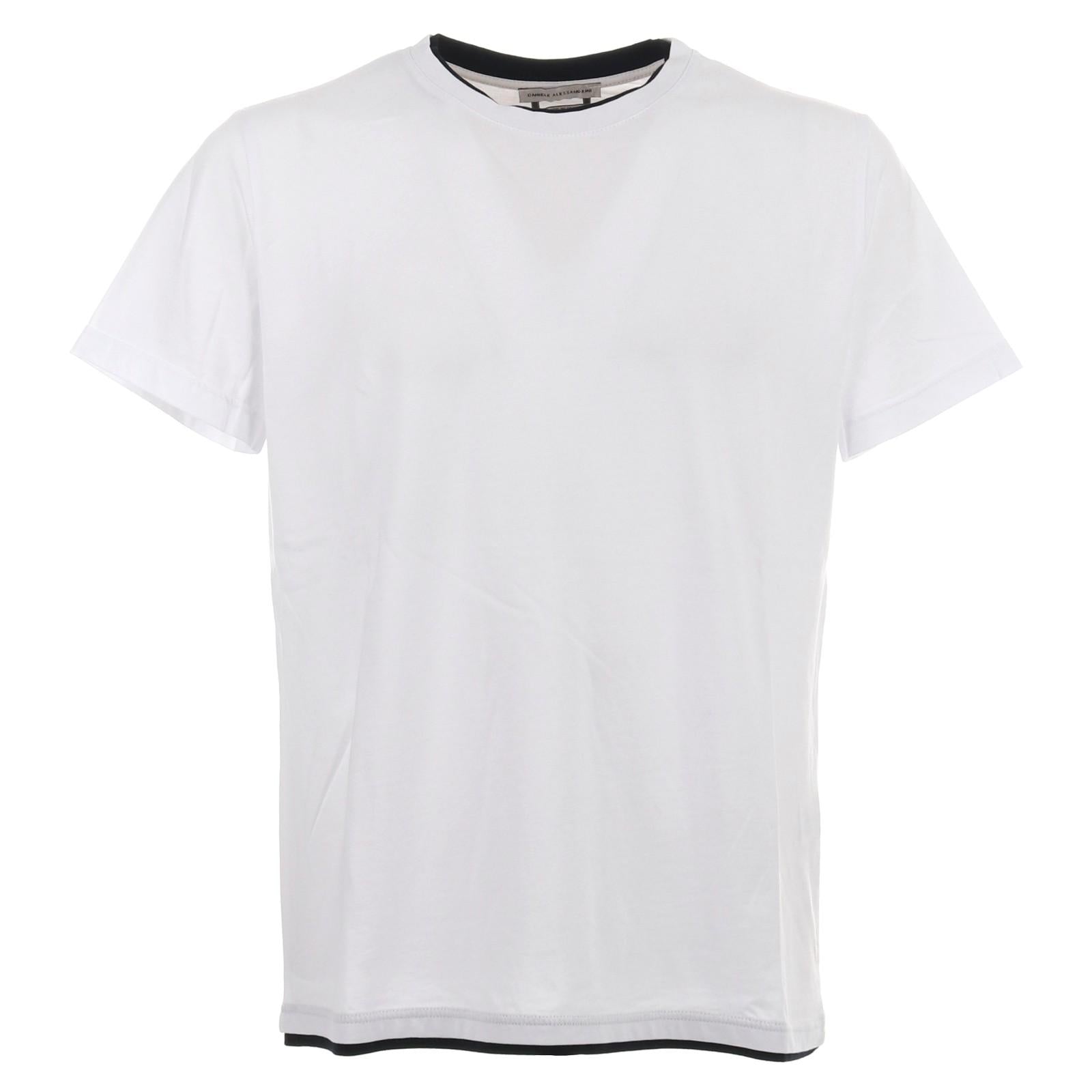 T-shirt DANIELE ALESSANDRINI DA1SS25T016 100 DANIELE ALESSANDRINI 