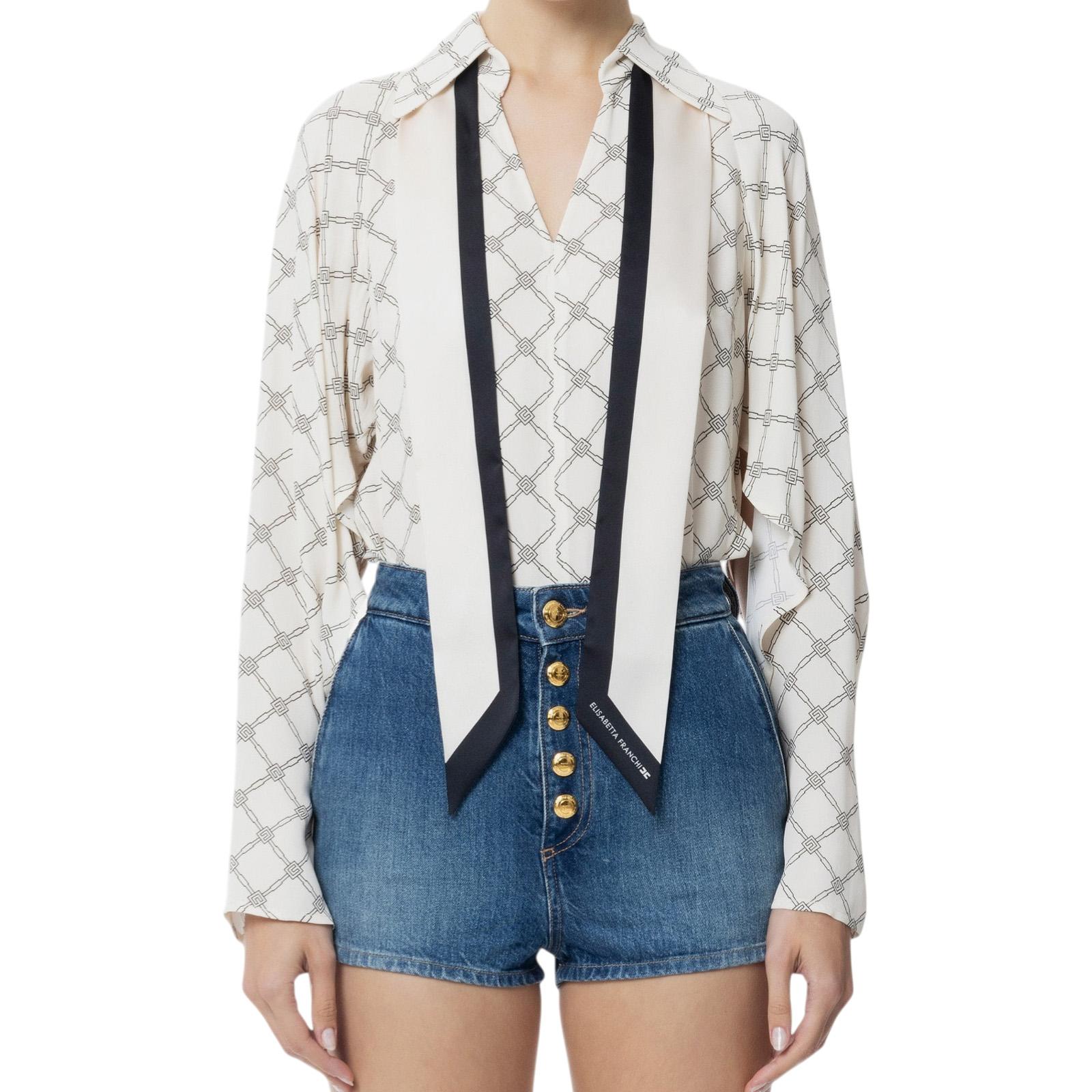 Blusa ELISABETTA FRANCHI CA-116-51E2 E84 ELISABETTA FRANCHI 