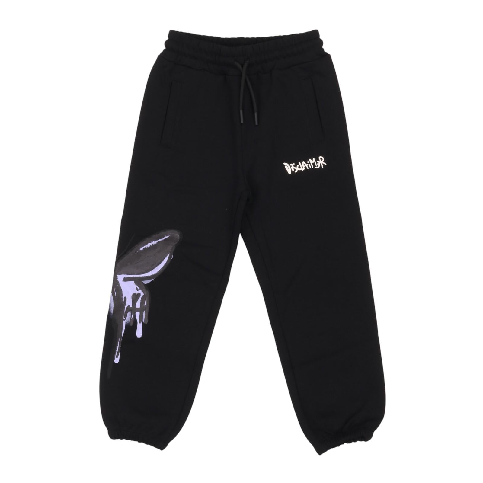 Pantalone DISCLAIMER kids 24IDK58349 NER DISCLAIMER 