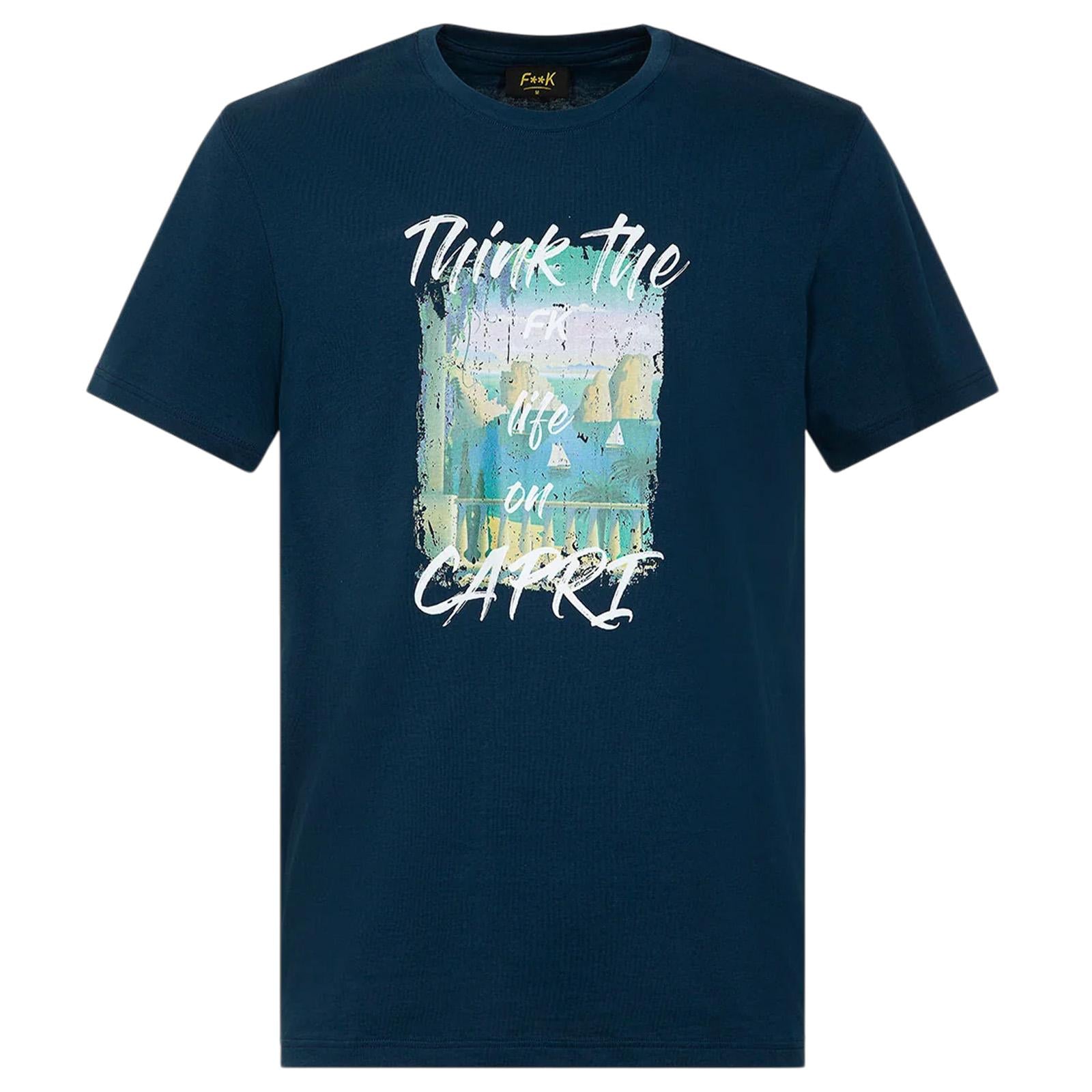 T-shirt FK Uomo FK25-M01TS81 BU 