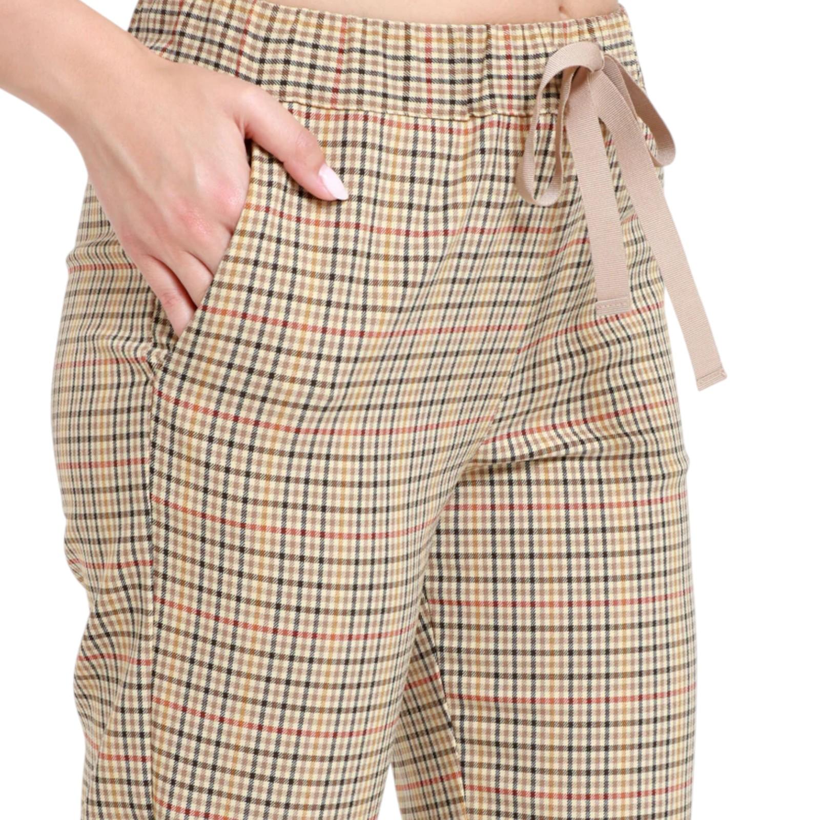 Pantalone SEMICOUTURE W4-Y-Y4WM09 50CHK SEMICOUTURE 