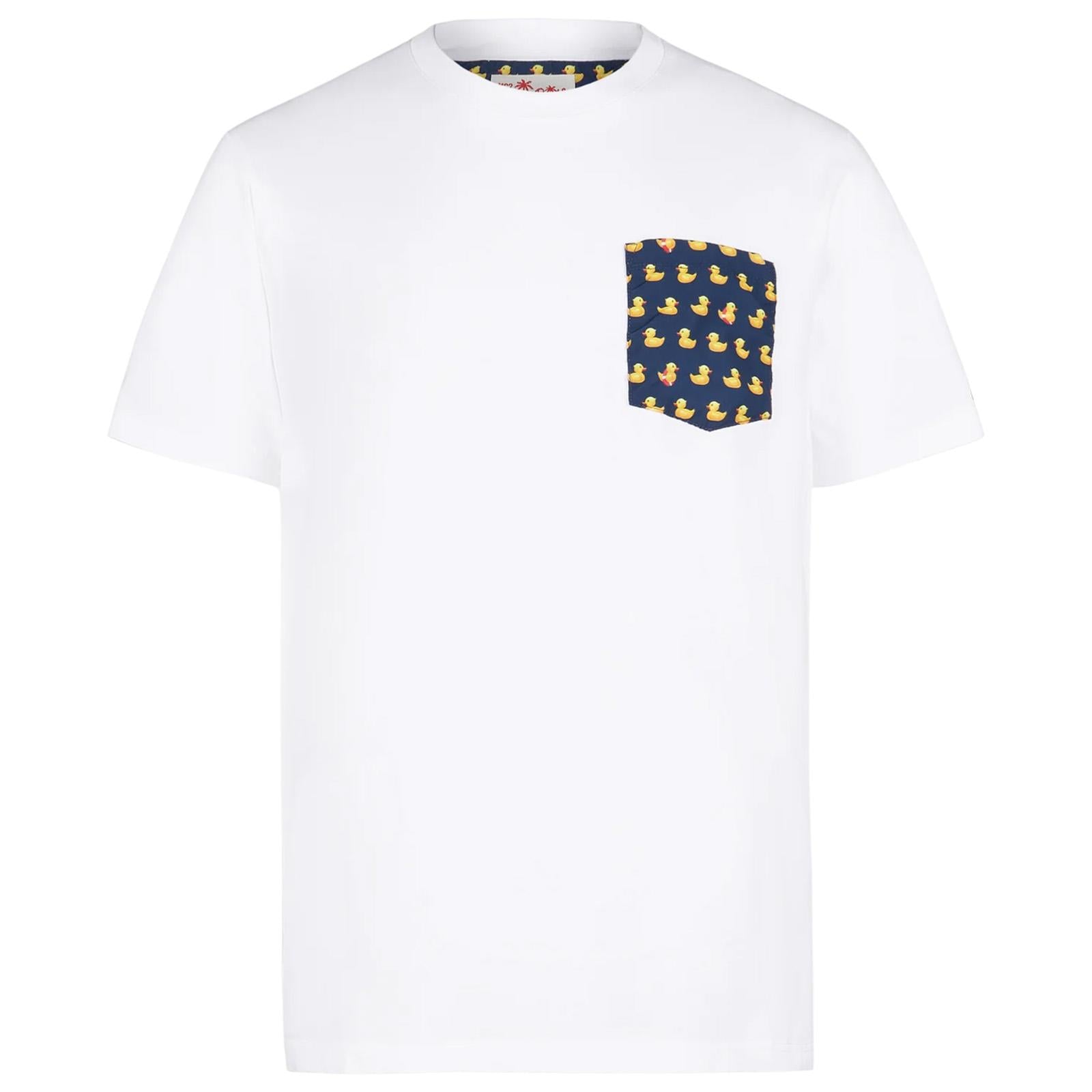 T-shirt MC2 SAINT BARTH BLANCHE 03099H MC2 SAINT BARTH 