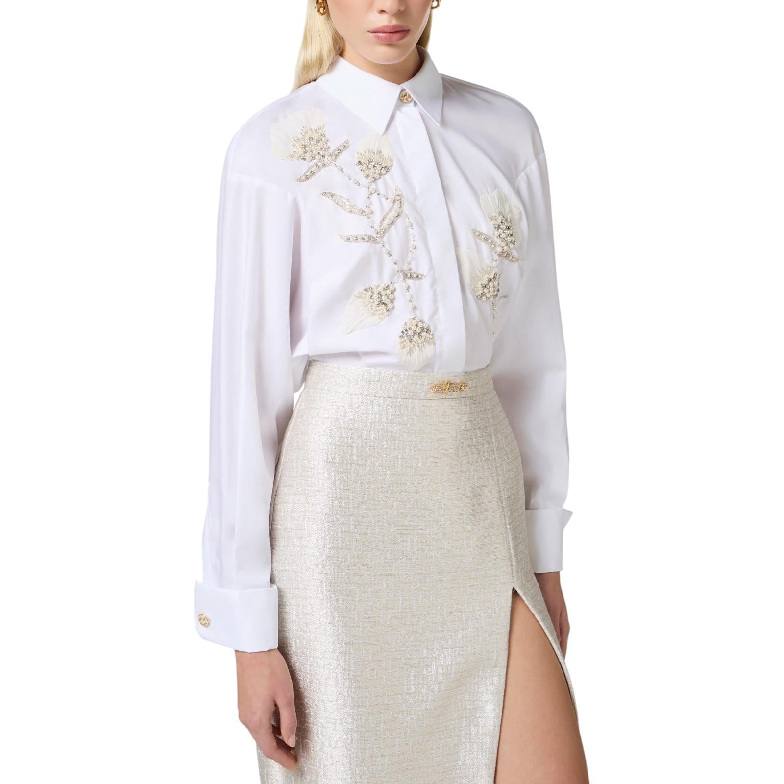 Camicia ELISABETTA FRANCHI CA-112-52E2 100 ELISABETTA FRANCHI 