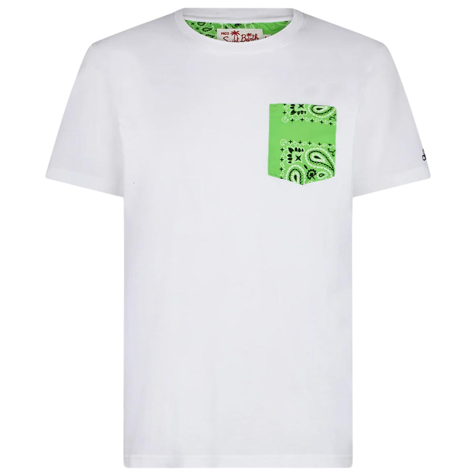 T-shirt MC2 SAINT BARTH BLANCHE 06145D MC2 SAINT BARTH 