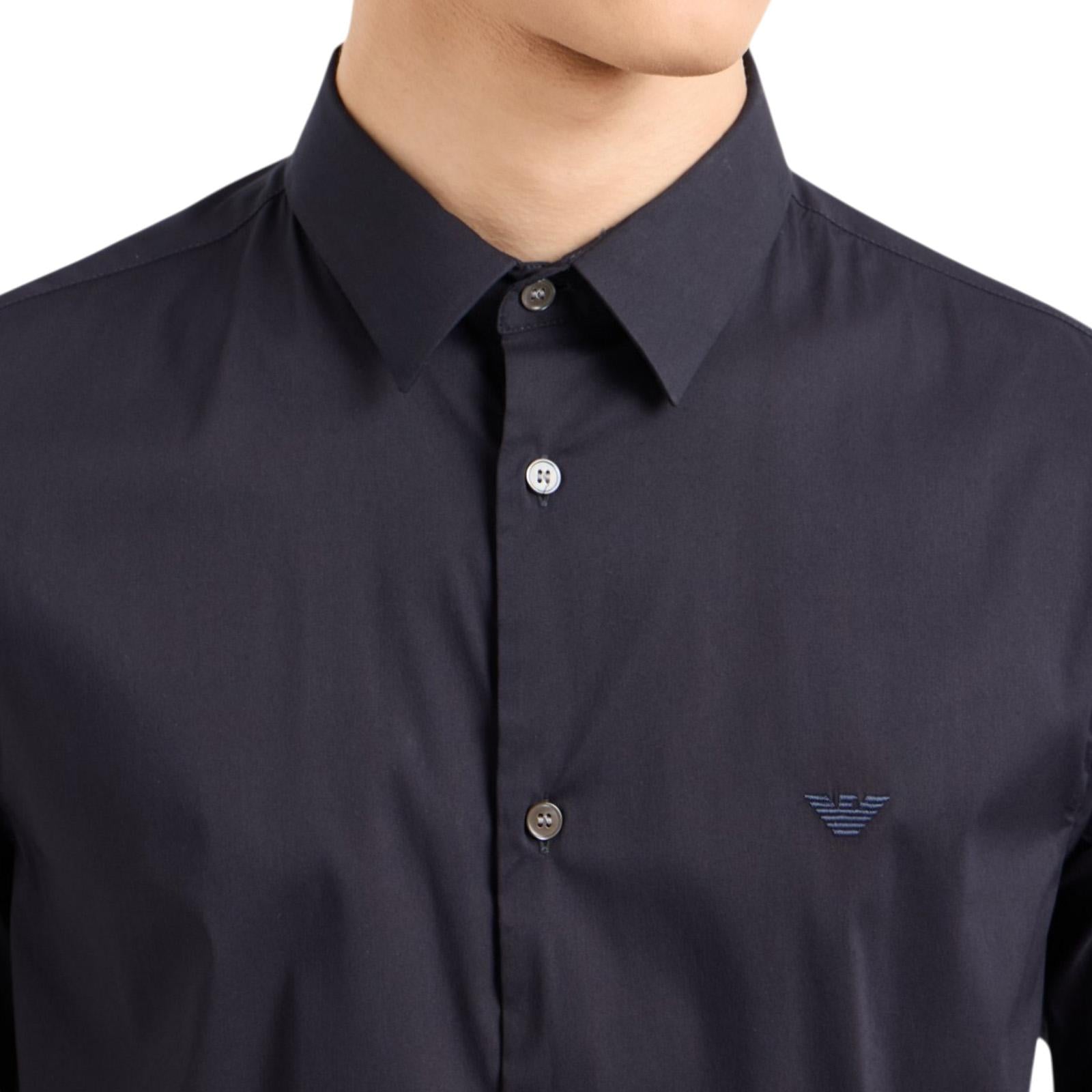 Camicia EMPORIO ARMANI Uomo 8N1C09-1NI9Z BLU 