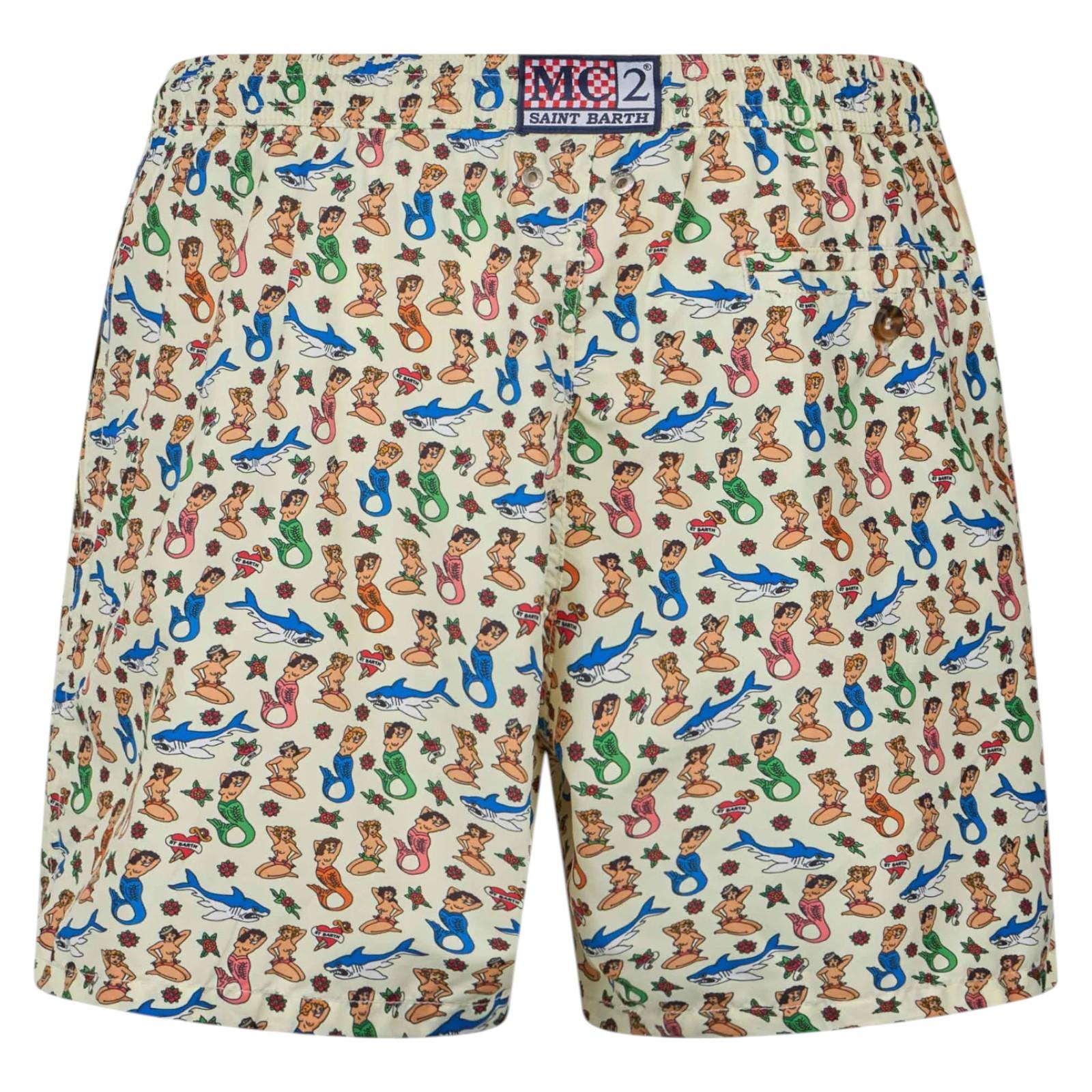 Boxer mare MC2 SAINT BARTH Uomo LIGHTING-MICRO-FANTASY 00855F 