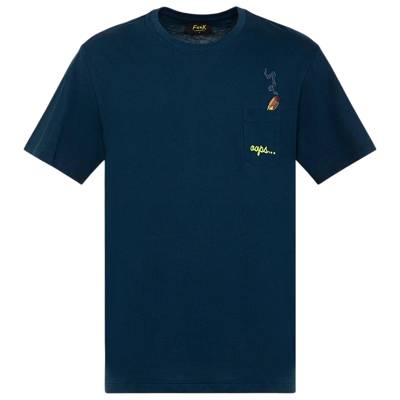 T-shirt FK Uomo FK25-M01TS94 BU 