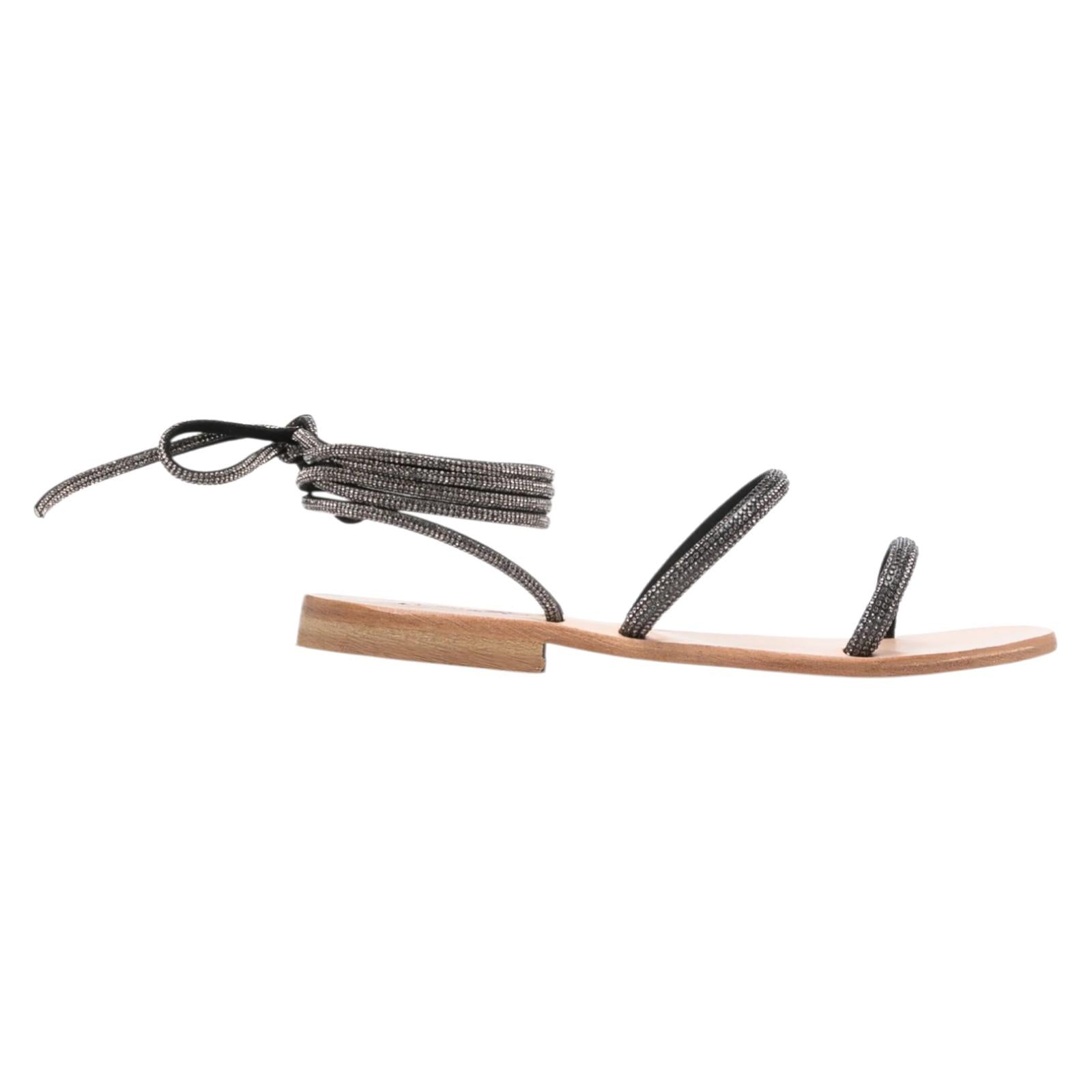 Sandali MC2 SAINT BARTH Donna WRAP-SANDAL NER 