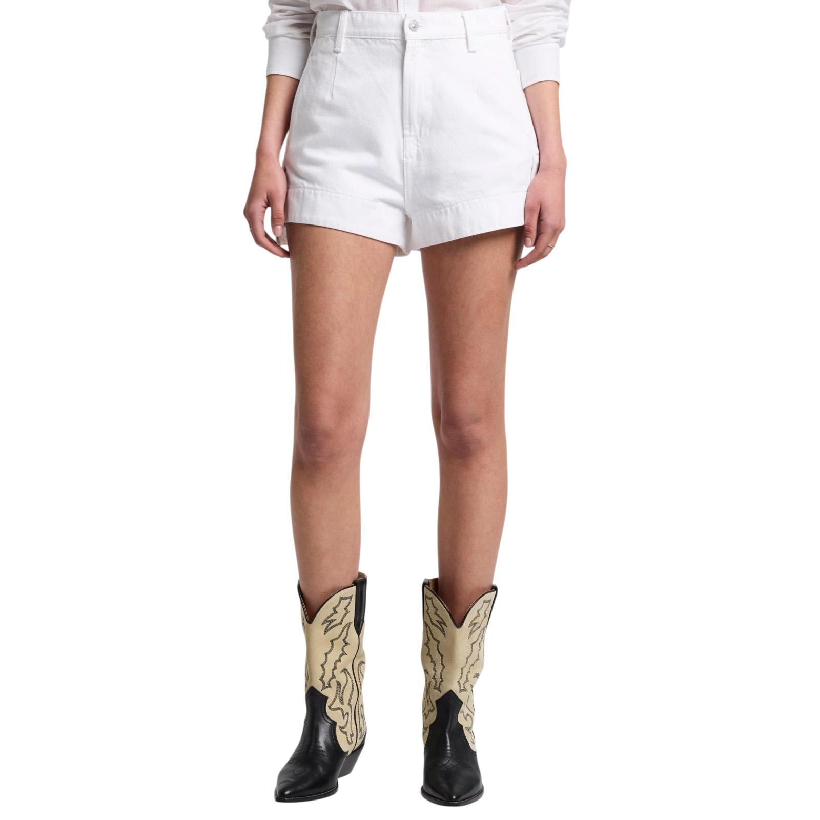 Shorts 7 FOR ALL MANKIND TAILORED-SLOUCH-SHORT 7U744795-WTE 7 FOR ALL MANKIND 