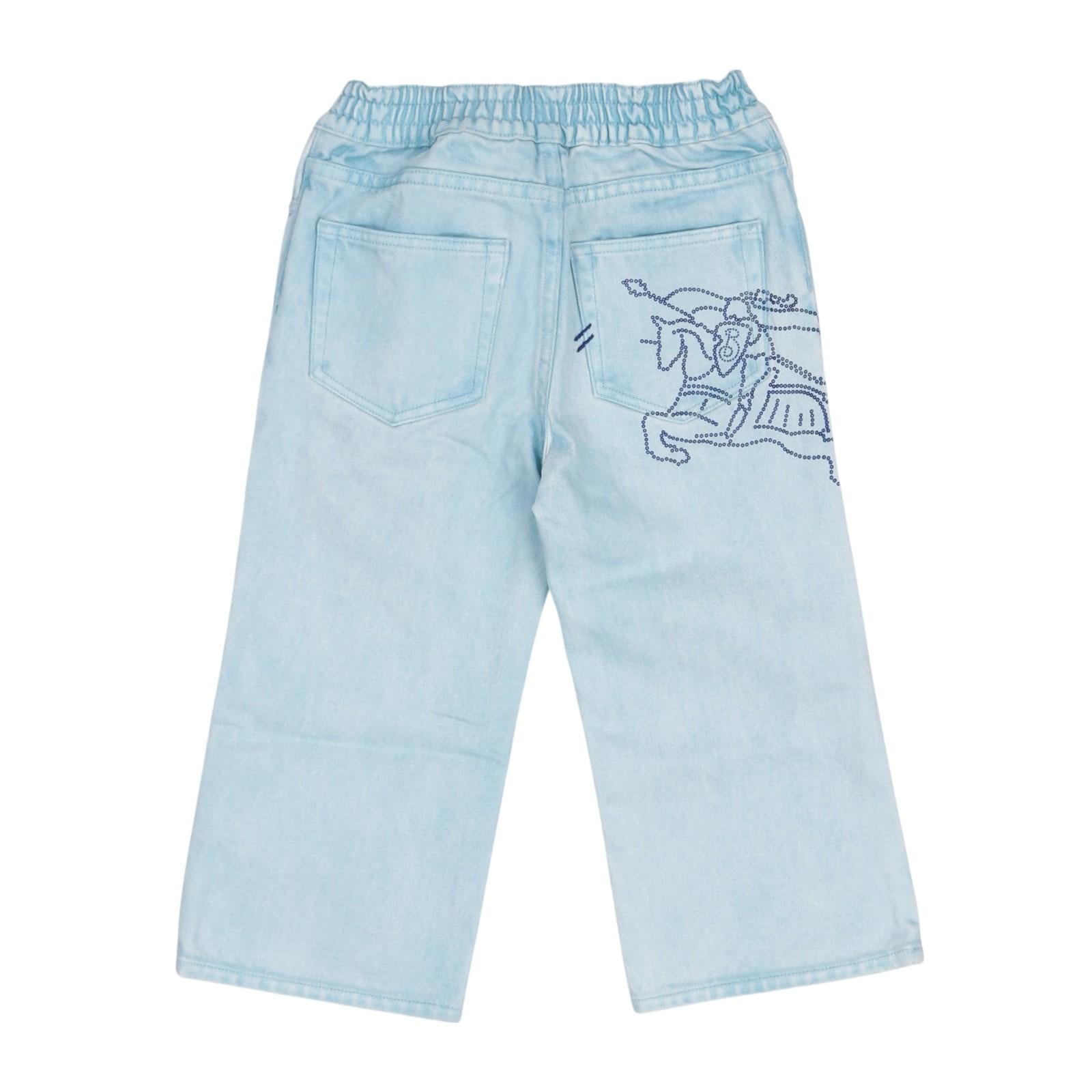 Jeans BURBERRY kids Bambina 8089088 CEL 