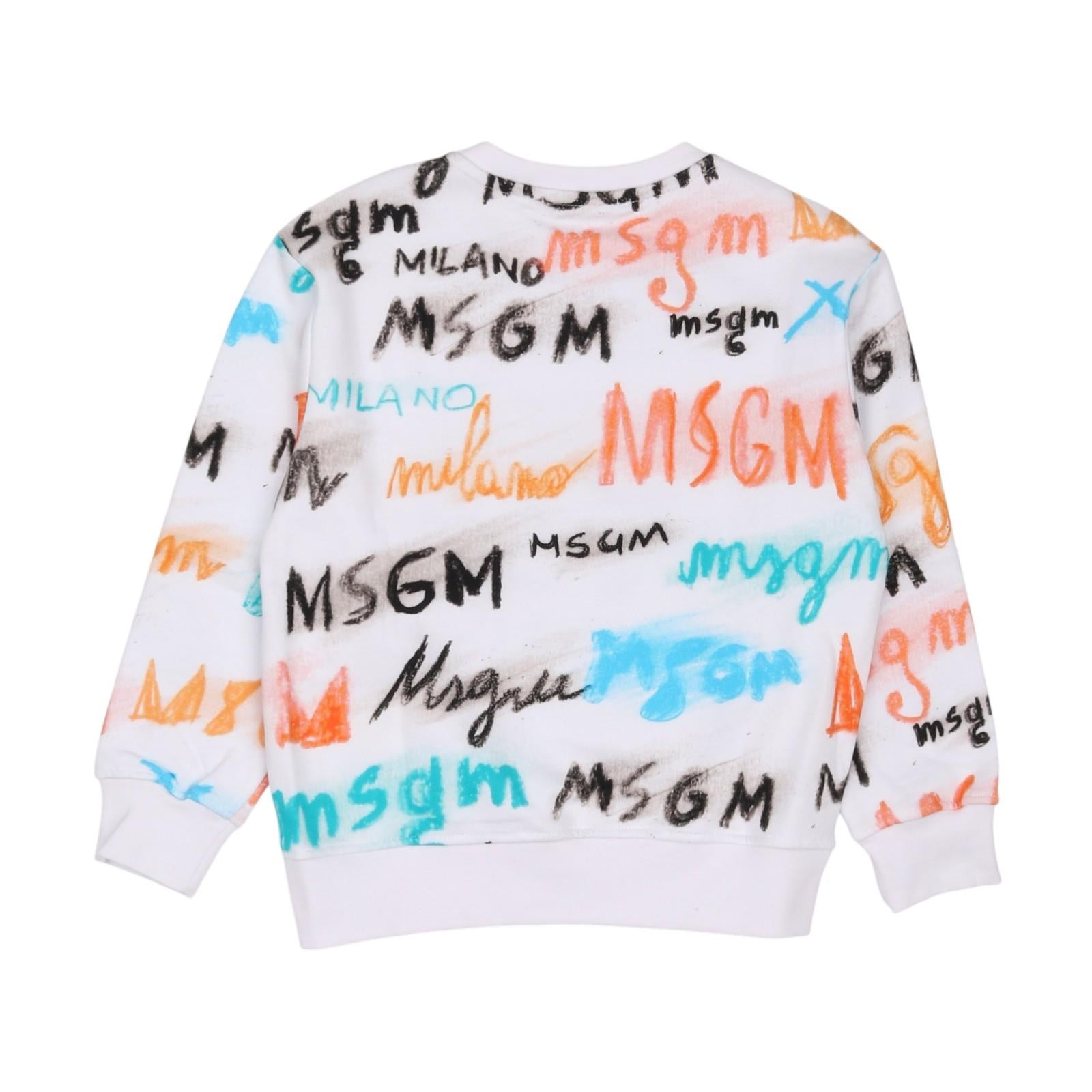 Felpa MSGM kids S5MSJBSW278 001 MSGM 