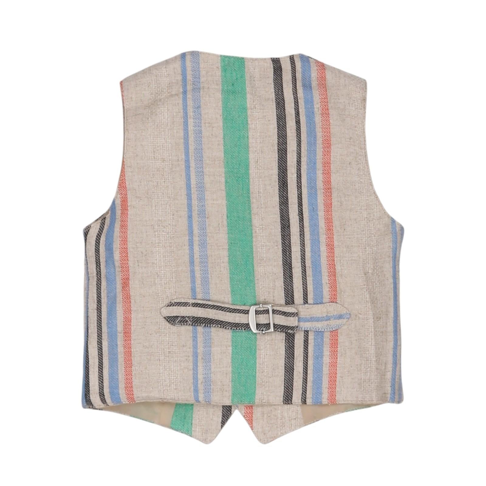 Gilet DANIELE ALESSANDRINI kids 1296B00300 BEI DANIELE ALESSANDRINI 