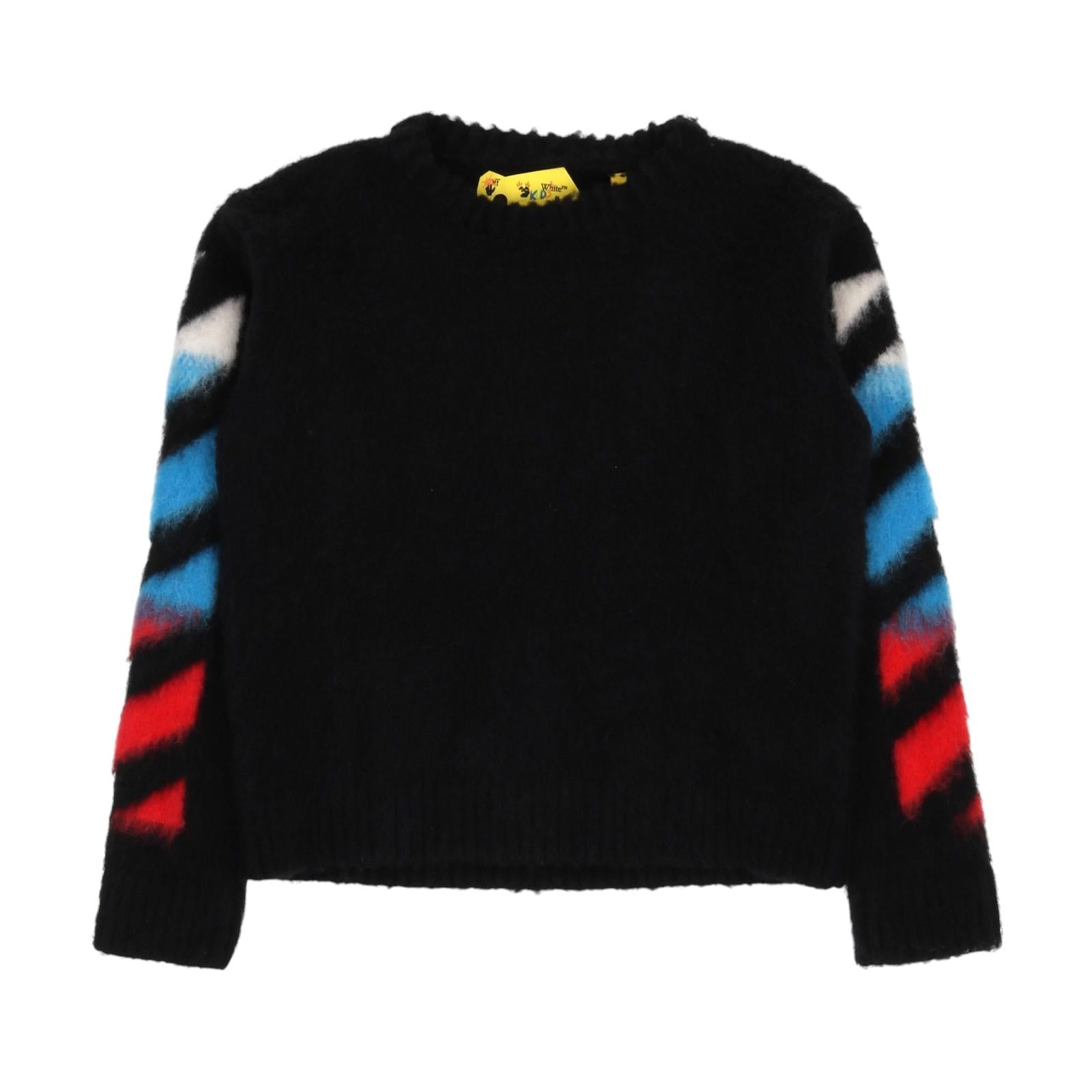 Maglione OFF WHITE kids OBHE001F22KNI001 1025 OFF WHITE 