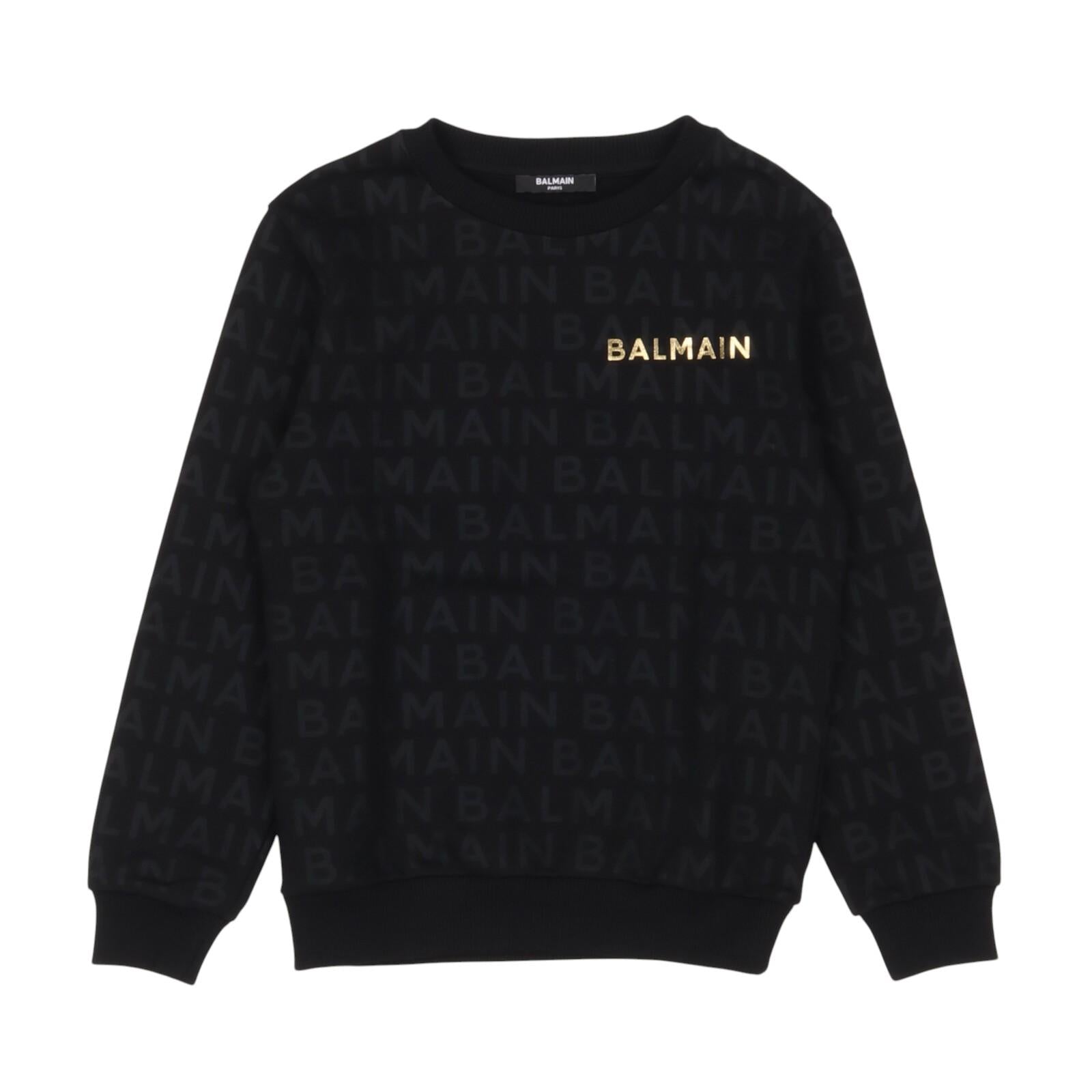 Felpa BALMAIN kids BT4P90-Z1524 930NE BALMAIN 