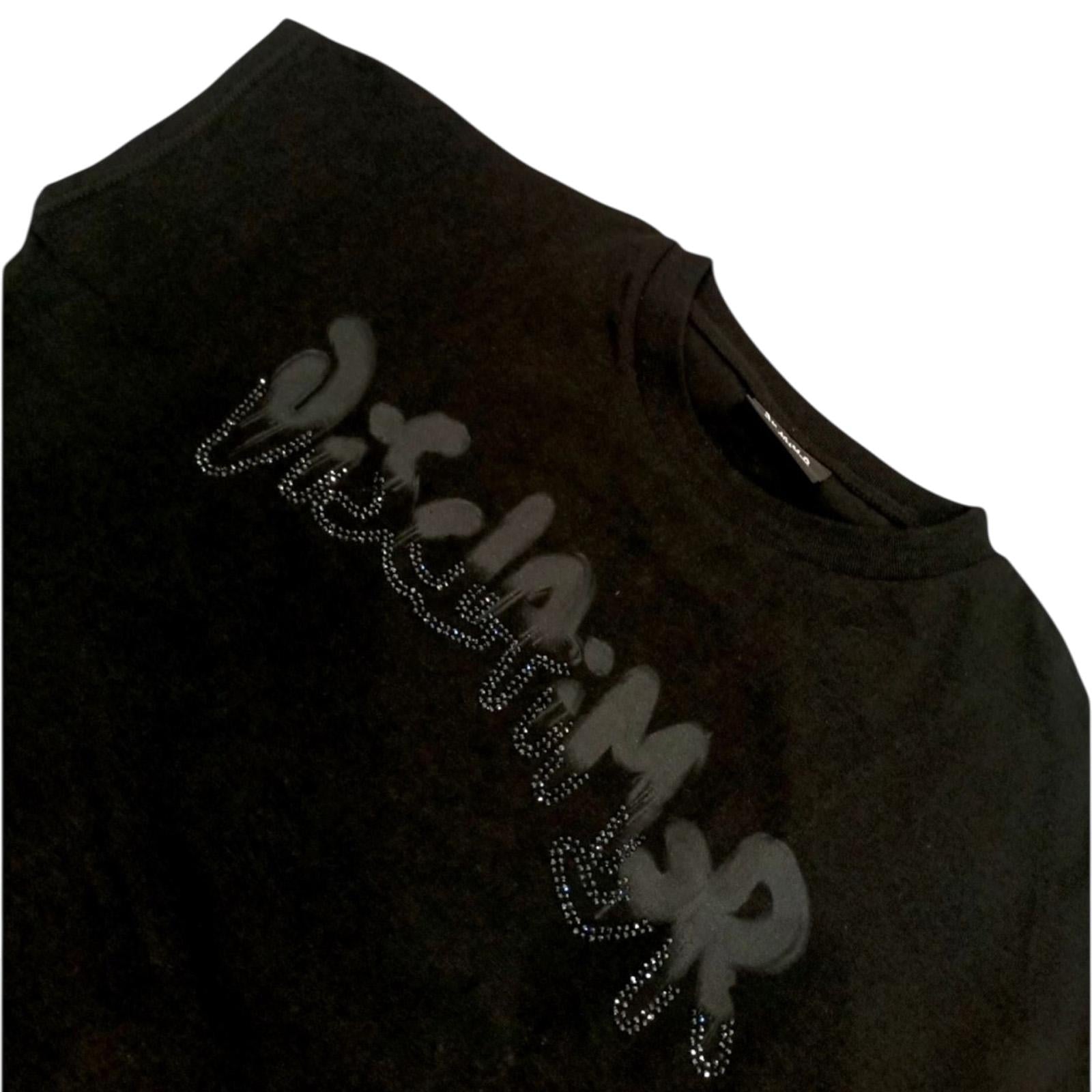 T-shirt DISCLAIMER kids 25EDK58519 NER DISCLAIMER 