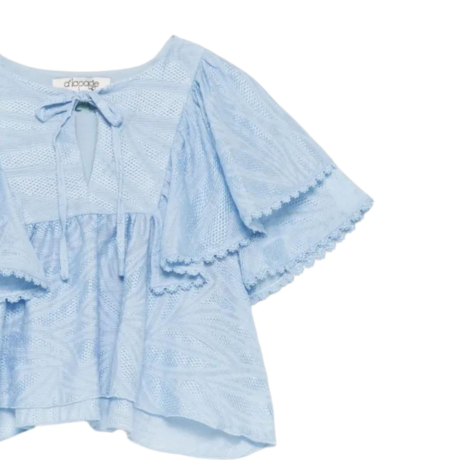 Blusa ALAPAGE kids 25SAGTOP00017 CEL ALAPAGE 