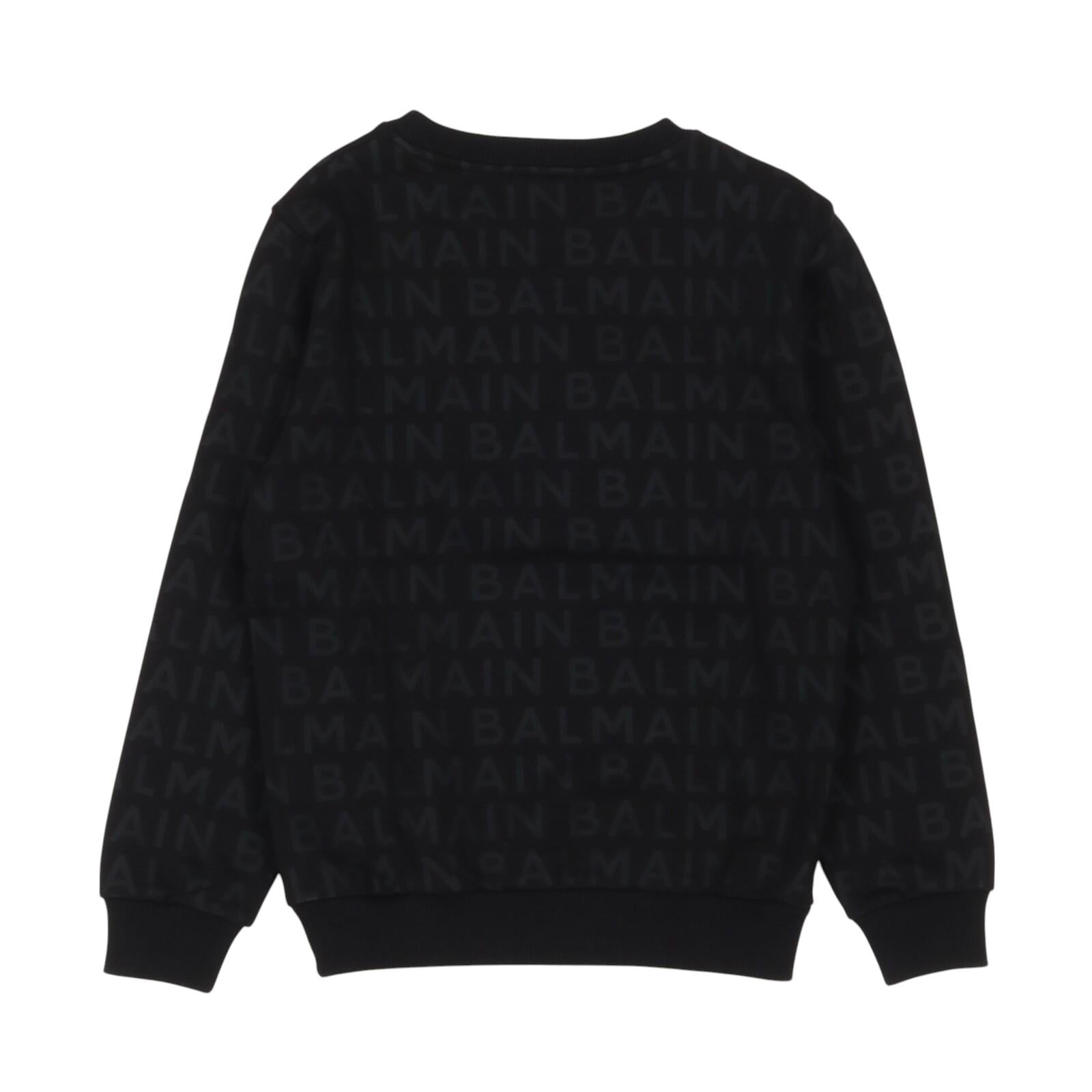 Felpa BALMAIN kids BT4P90-Z1524 930NE BALMAIN 