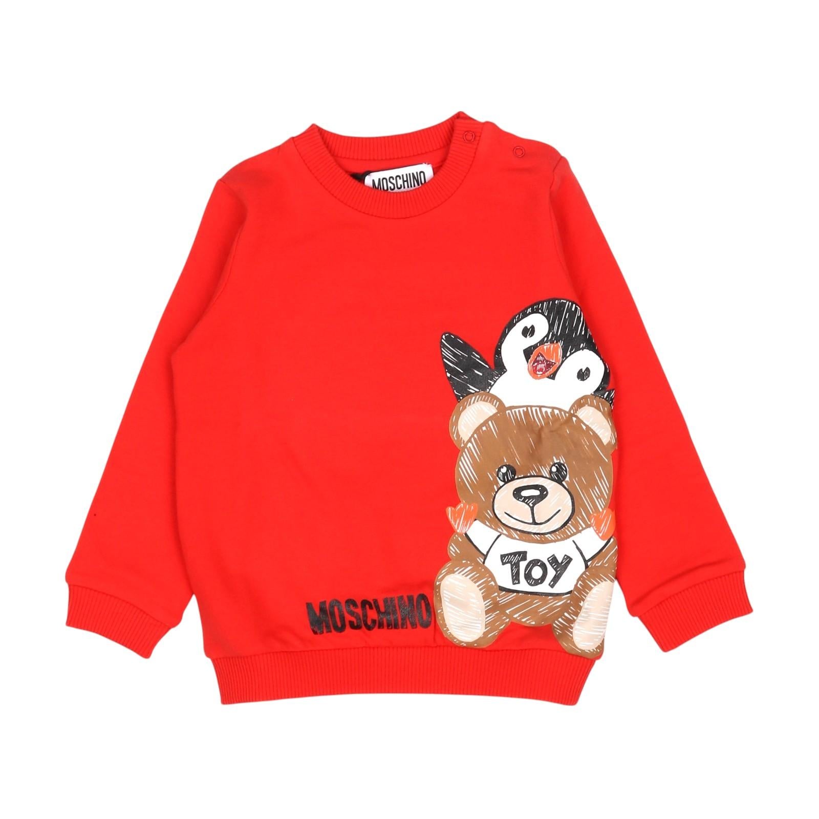 Felpa MOSCHINO kids M6F03E-LDA14 50109 MOSCHINO 