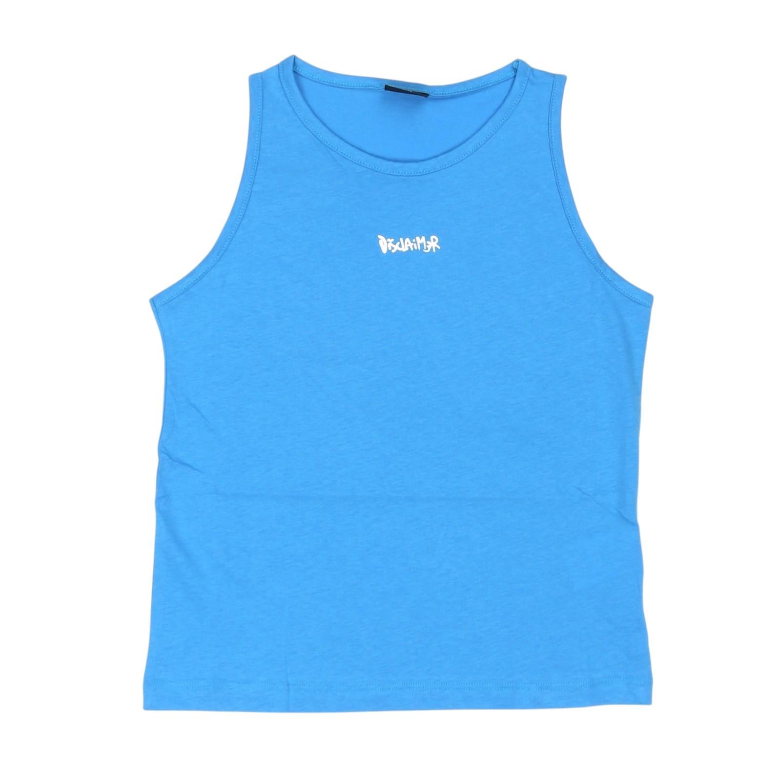 Canotta DISCLAIMER kids Bambina 25EDK58570 BLUE 