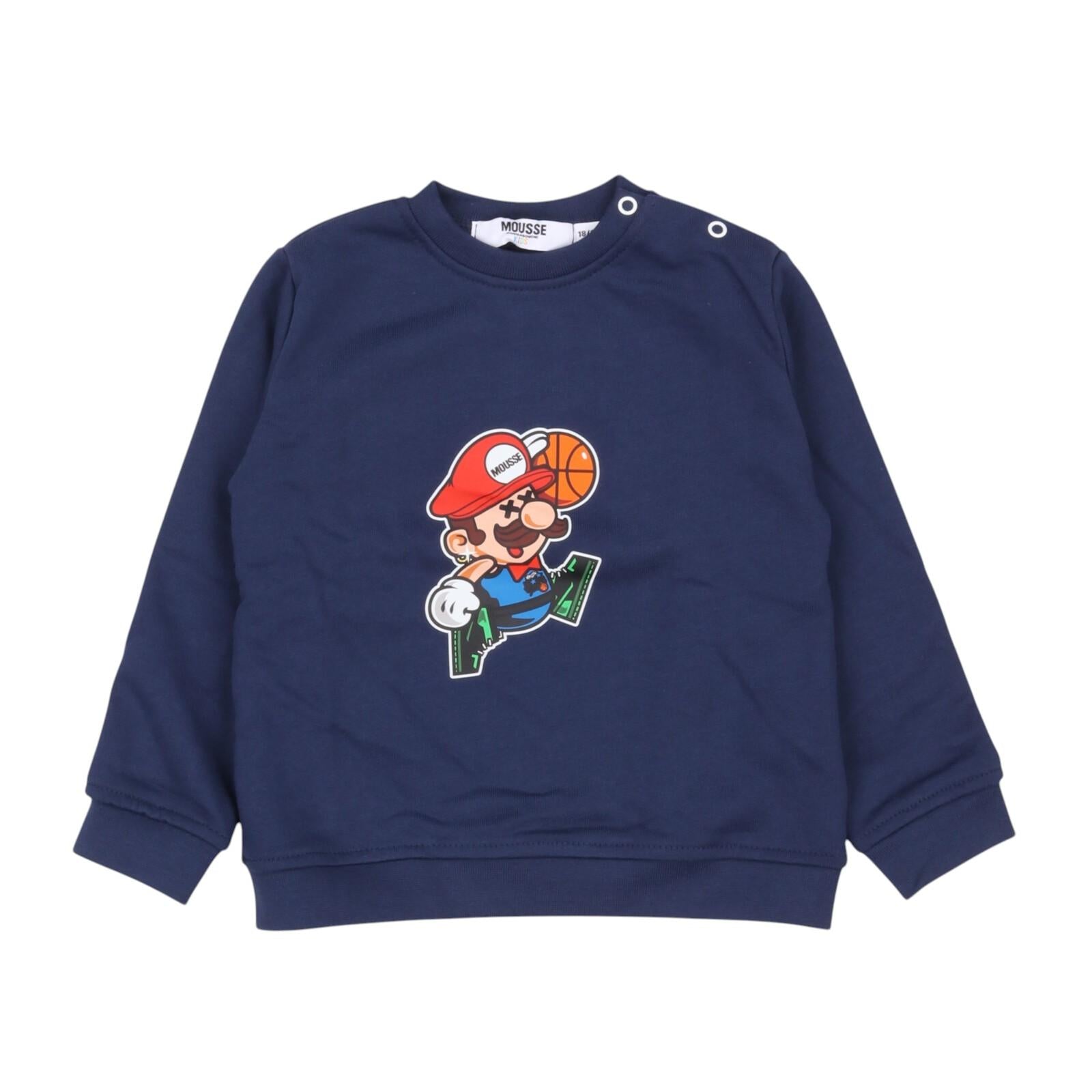 Felpa MOUSSE kids HKFG368N NAV MOUSSE 