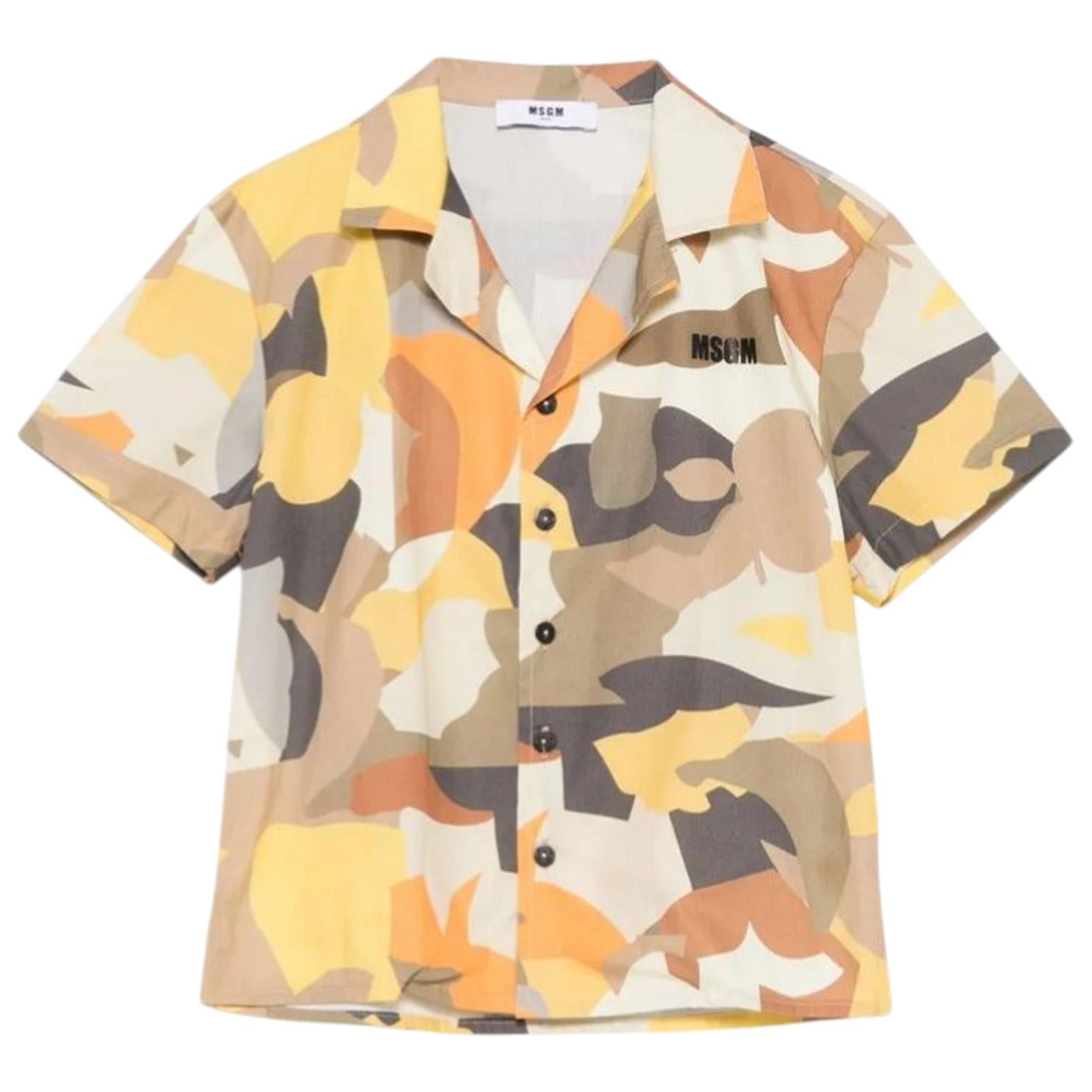 Camicia MSGM kids S5MSJBSI015 MUL MSGM 