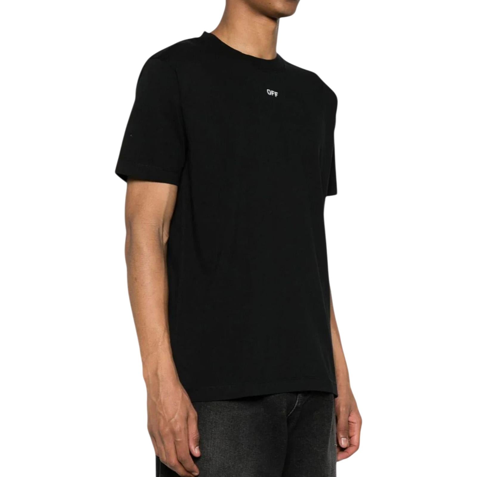 T-shirt OFF WHITE OMAA027C99JER017 1001 OFF WHITE 