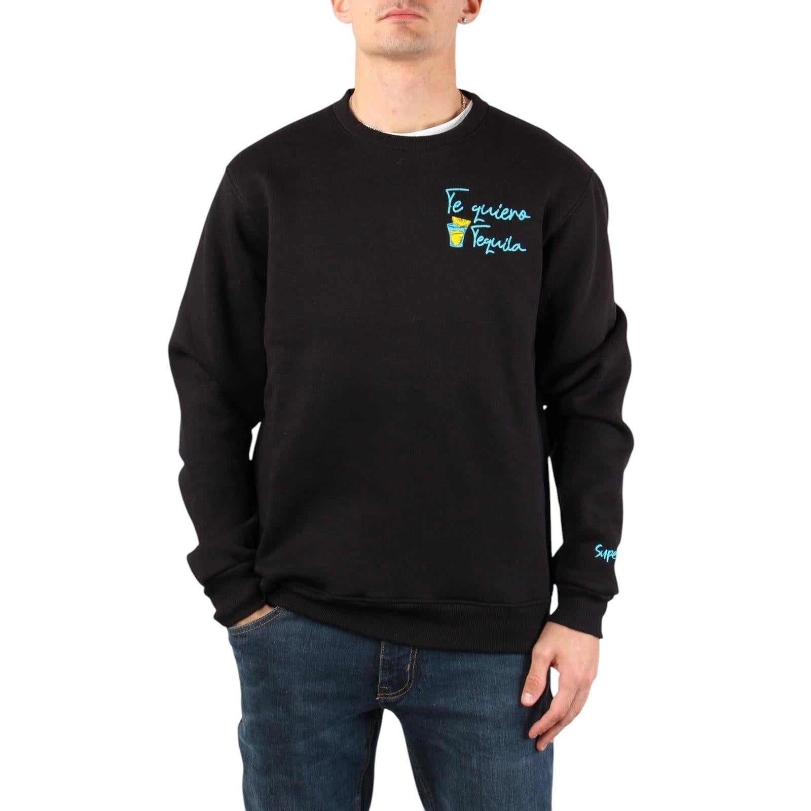 Felpa SUPERCULTURE A917 NER SUPERCULTURE 