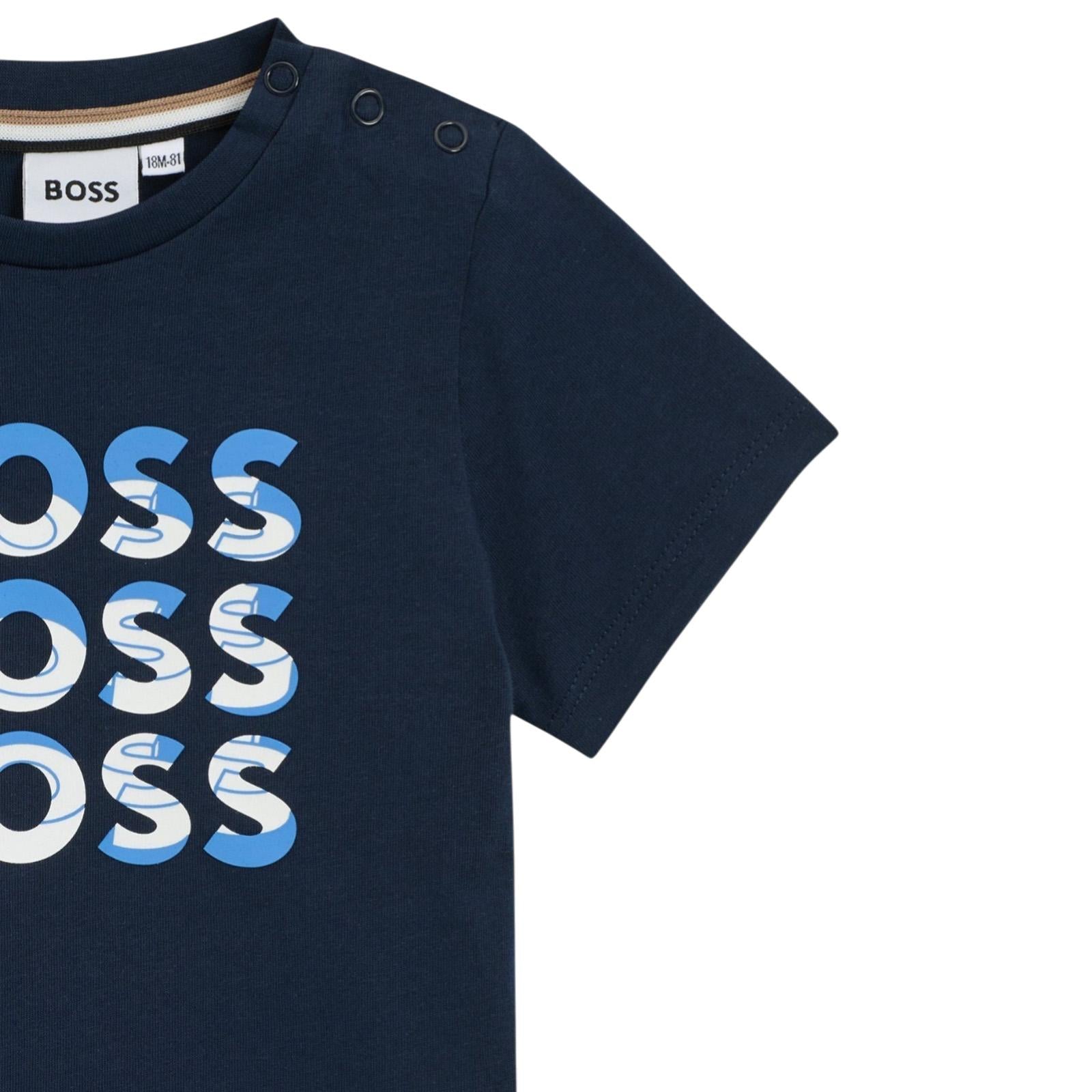 T-shirt HUGO BOSS kids Bambino J52113 849 