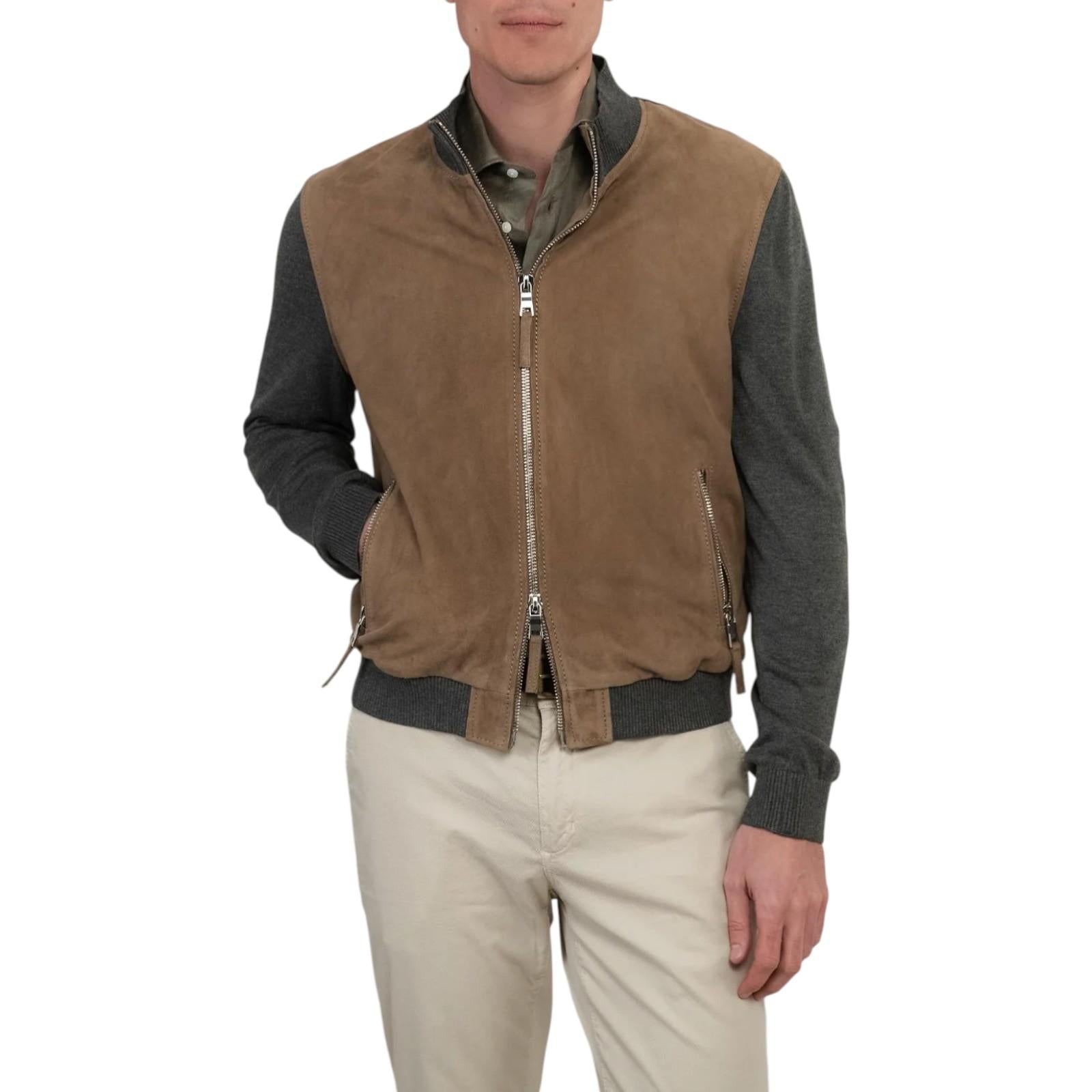 Giubbotto THE JACK LEATHERS DEREK-KNIT 721 THE JACK LEATHERS 