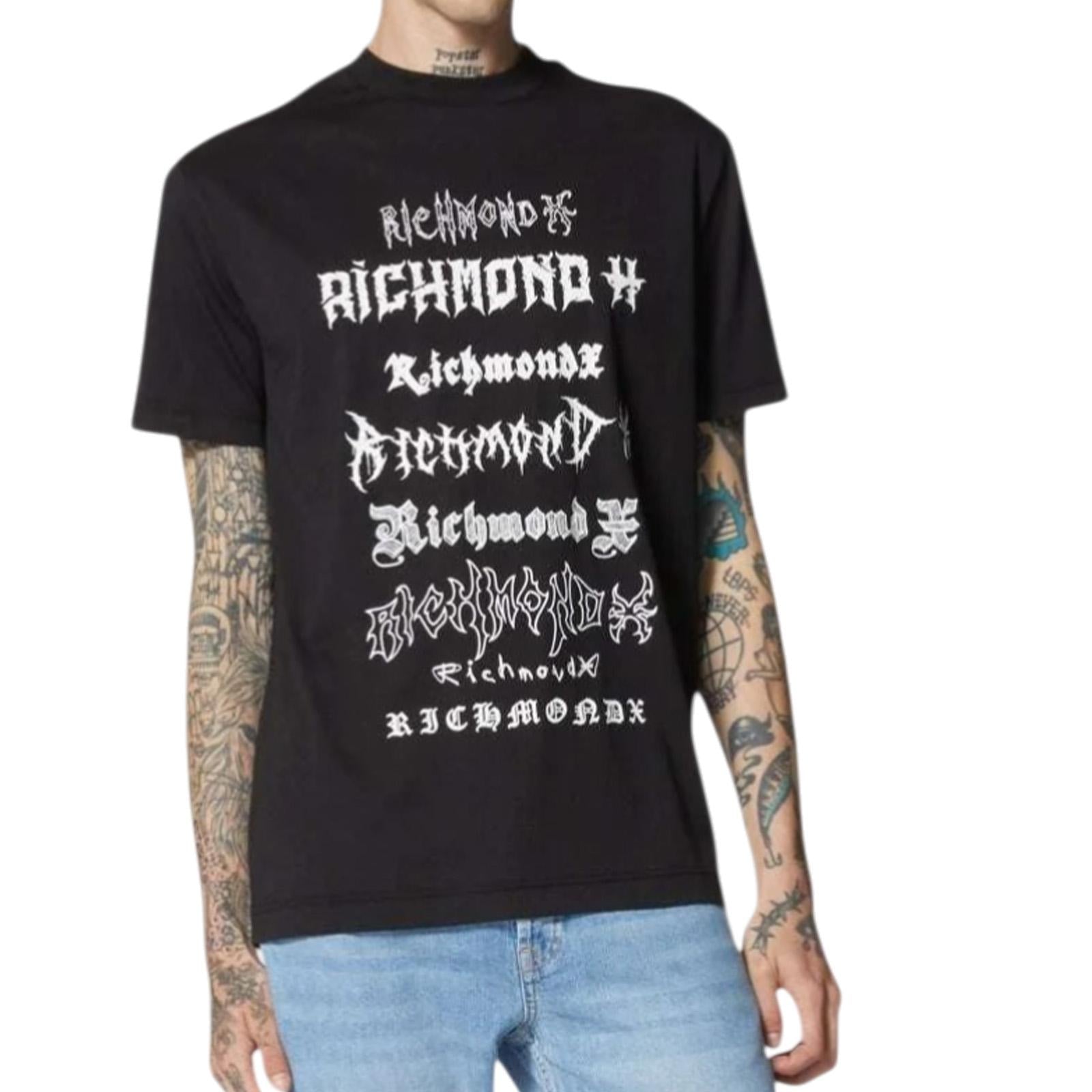 T-shirt RICHMOND UMP25298TS-TSC NER RICHMOND 