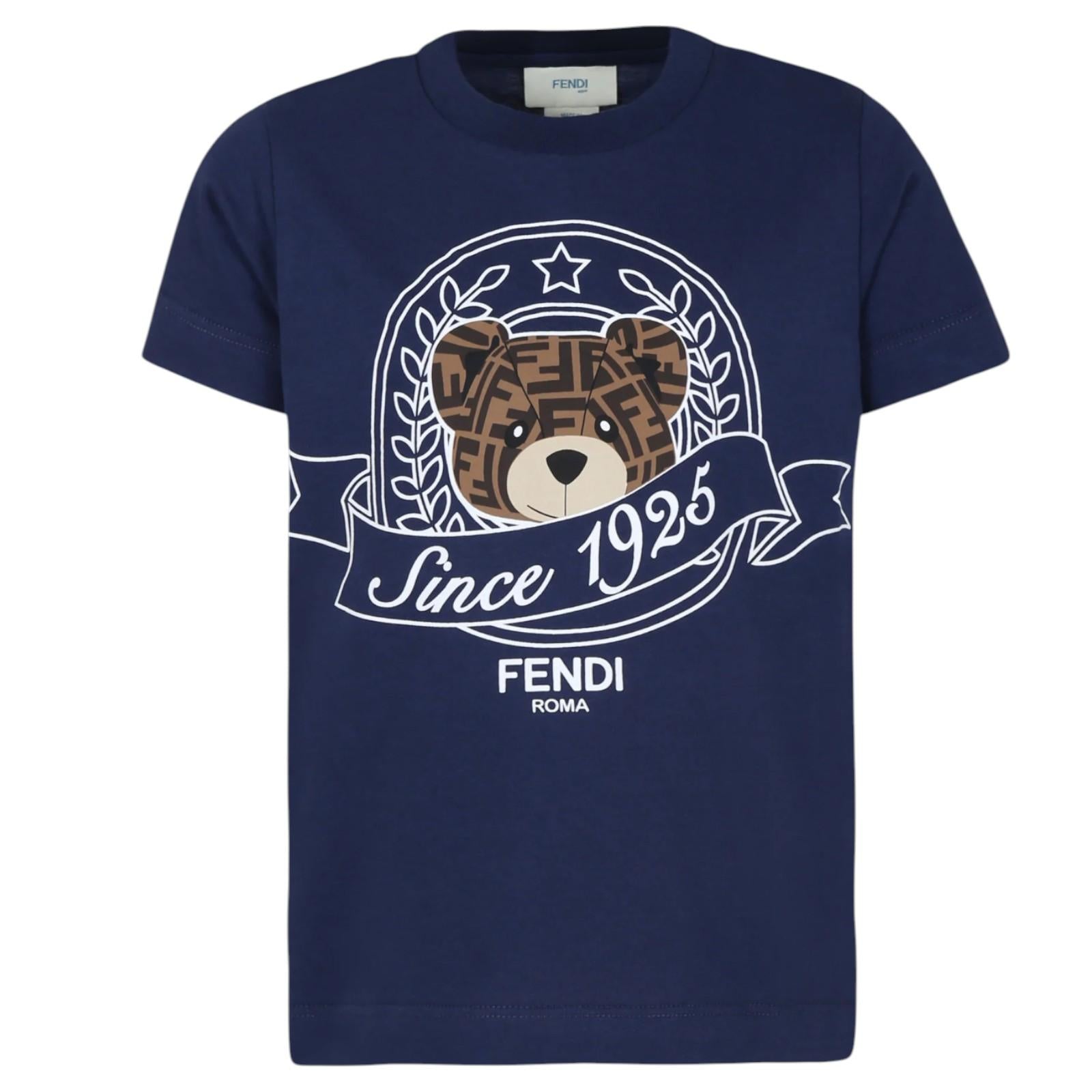 T-shirt FENDI kids Bambino JUI162-7AJ F1I11 