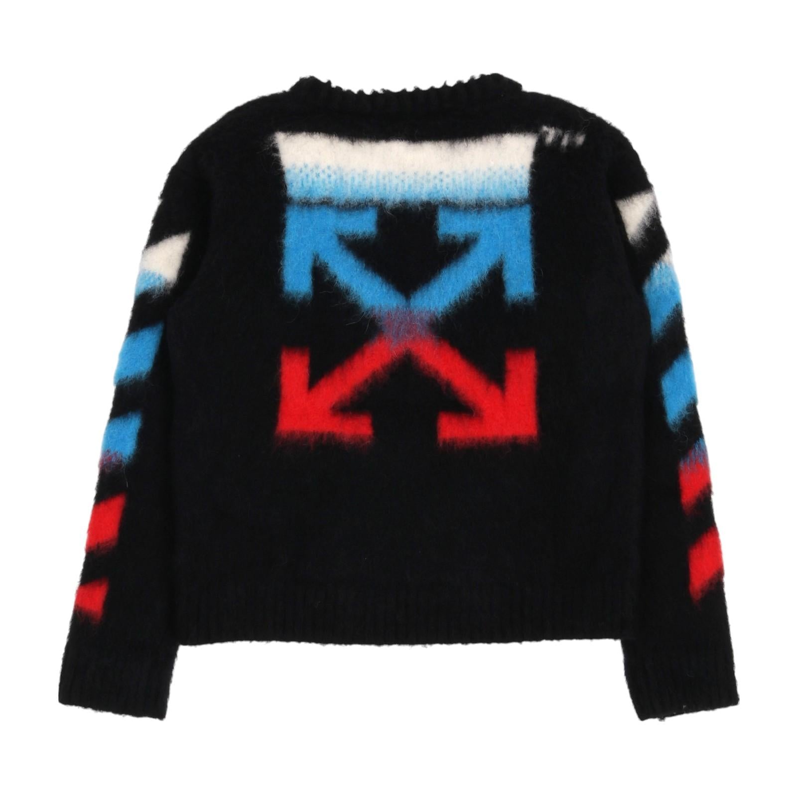 Maglione OFF WHITE kids OBHE001F22KNI001 1025 OFF WHITE 