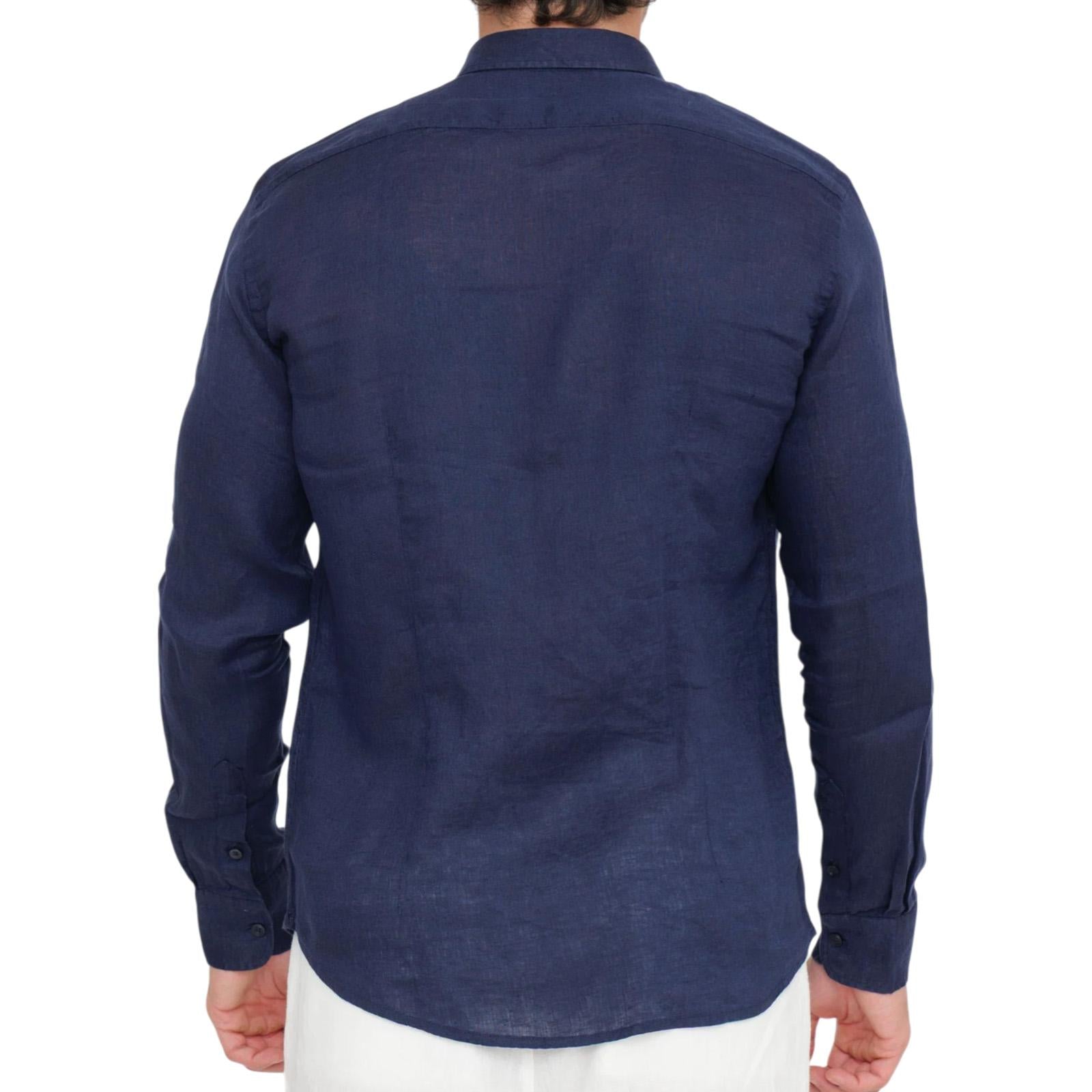 Camicia DANIELE ALESSANDRINI DA1SS25C004 NAV DANIELE ALESSANDRINI 